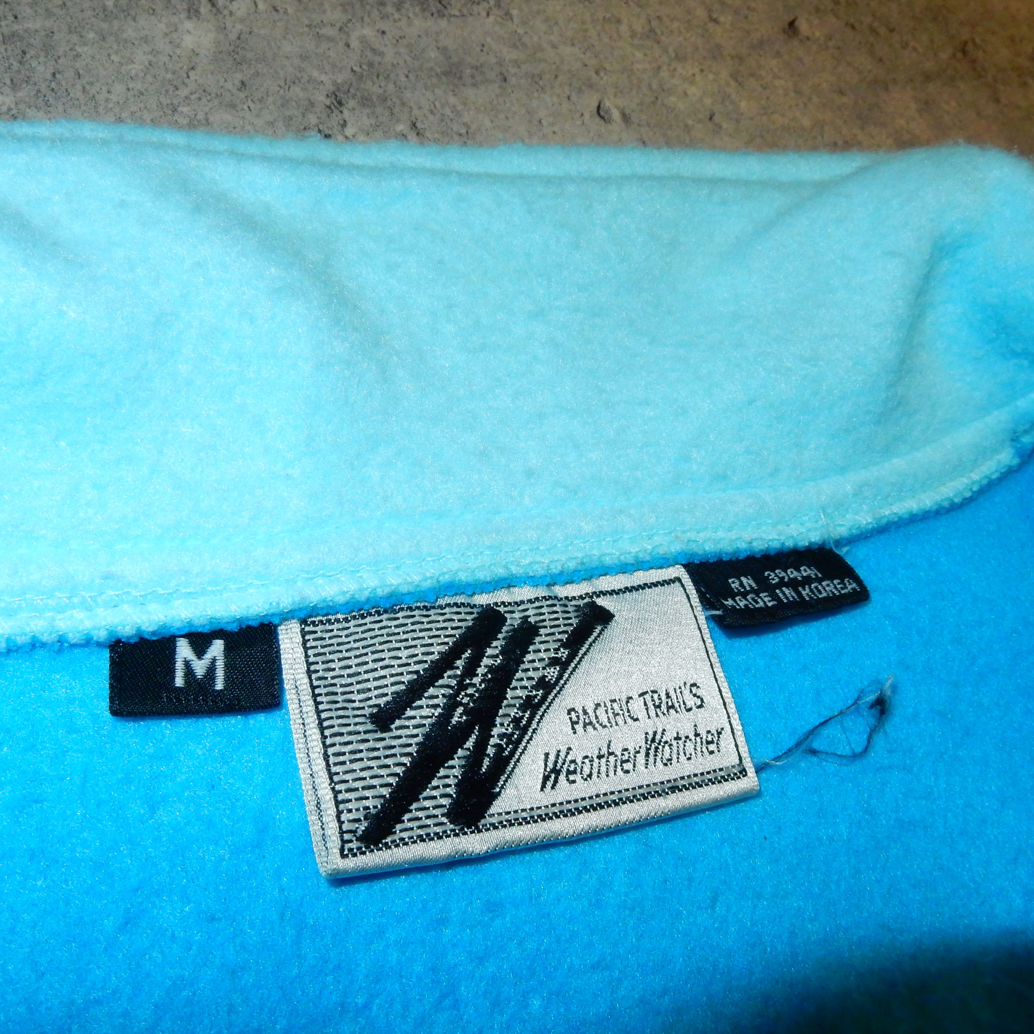 Vintage Korean blue vintage fleece - M Size US M / EU 48-50 / 2 - 4 Thumbnail