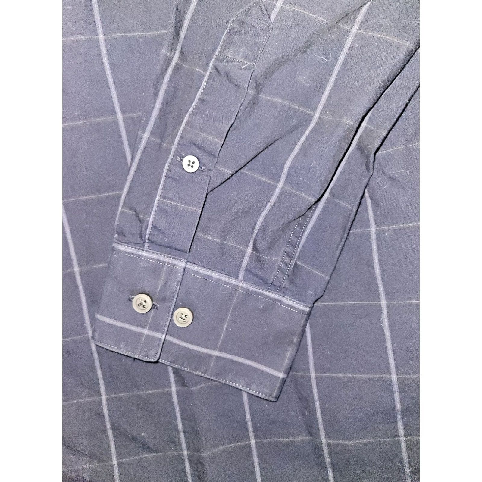 Vintage Fairlane & Sons Button-Up Shirt Men XLT Blue Check Long Sleeve Workwear Casual Shirt Size US XL / EU 56 / 4 - 5 Thumbnail