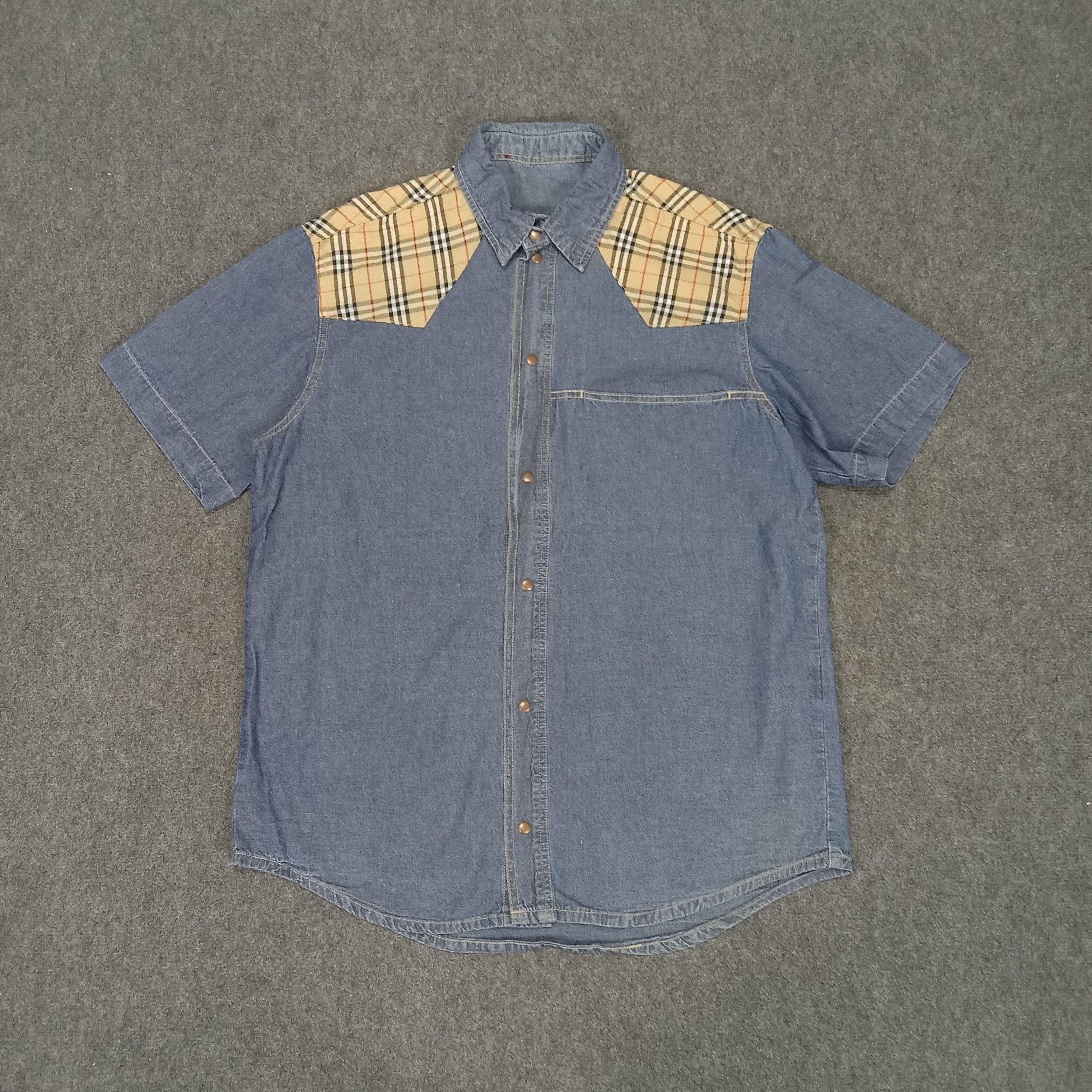 Burberry Burberry London Nova Check Shirt Button Up Size US XL / EU 56 / 4 - 1 Thumbnail