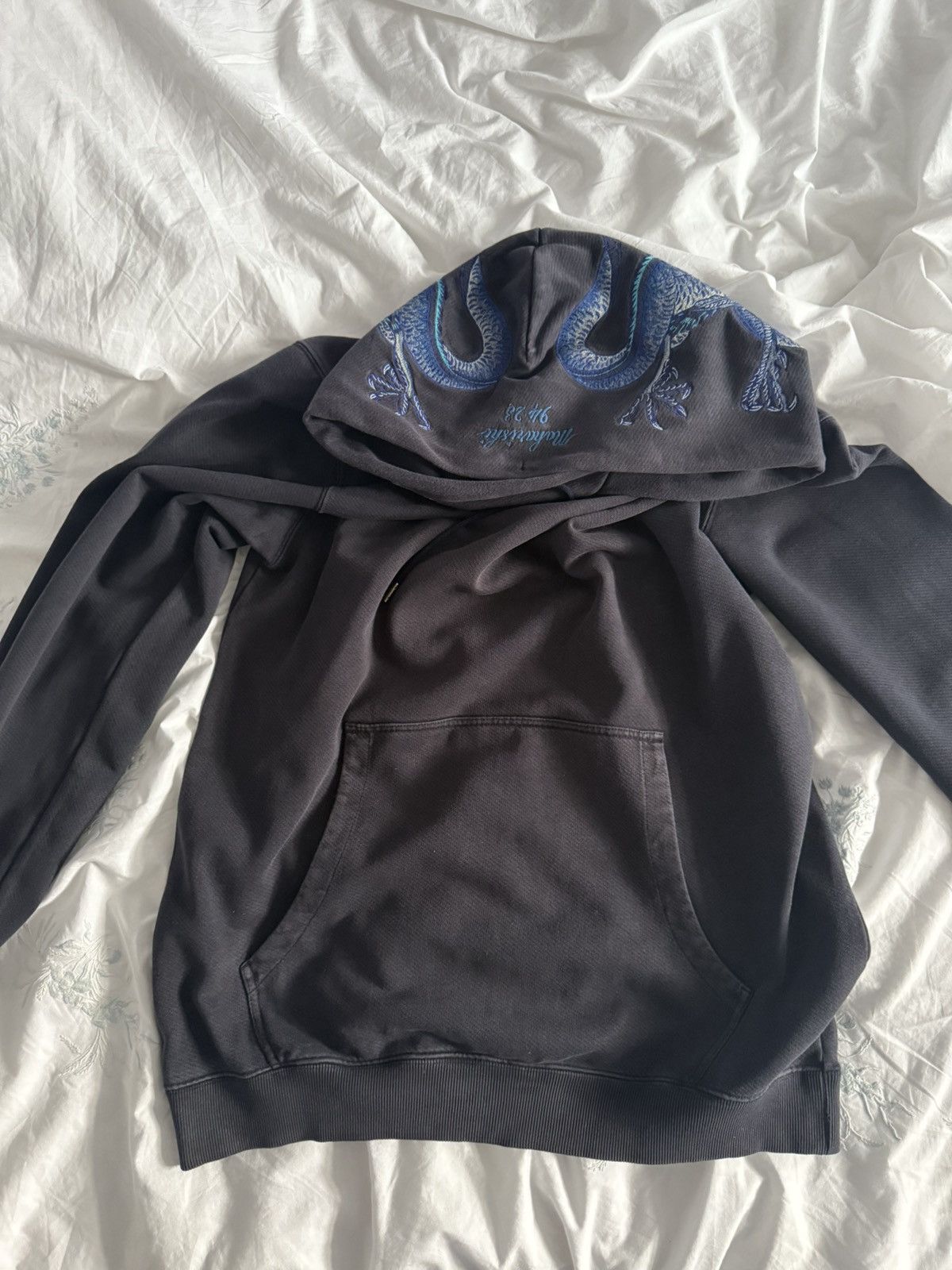 Maharishi Water Dragon Embroidered Hoodie Size US L / EU 52-54 / 3 - 5 Thumbnail