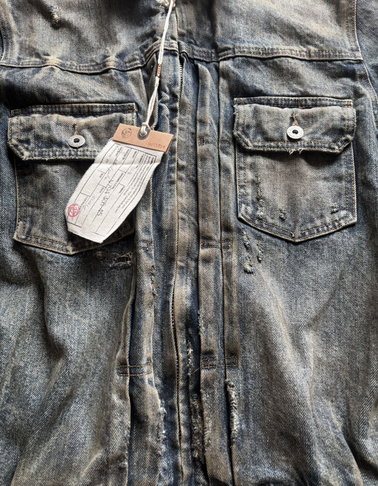 No Faith Studios No/Faith Studios Japanese Dust Selvedge Trucker Jacket Size US M / EU 48-50 / 2 - 3 Thumbnail