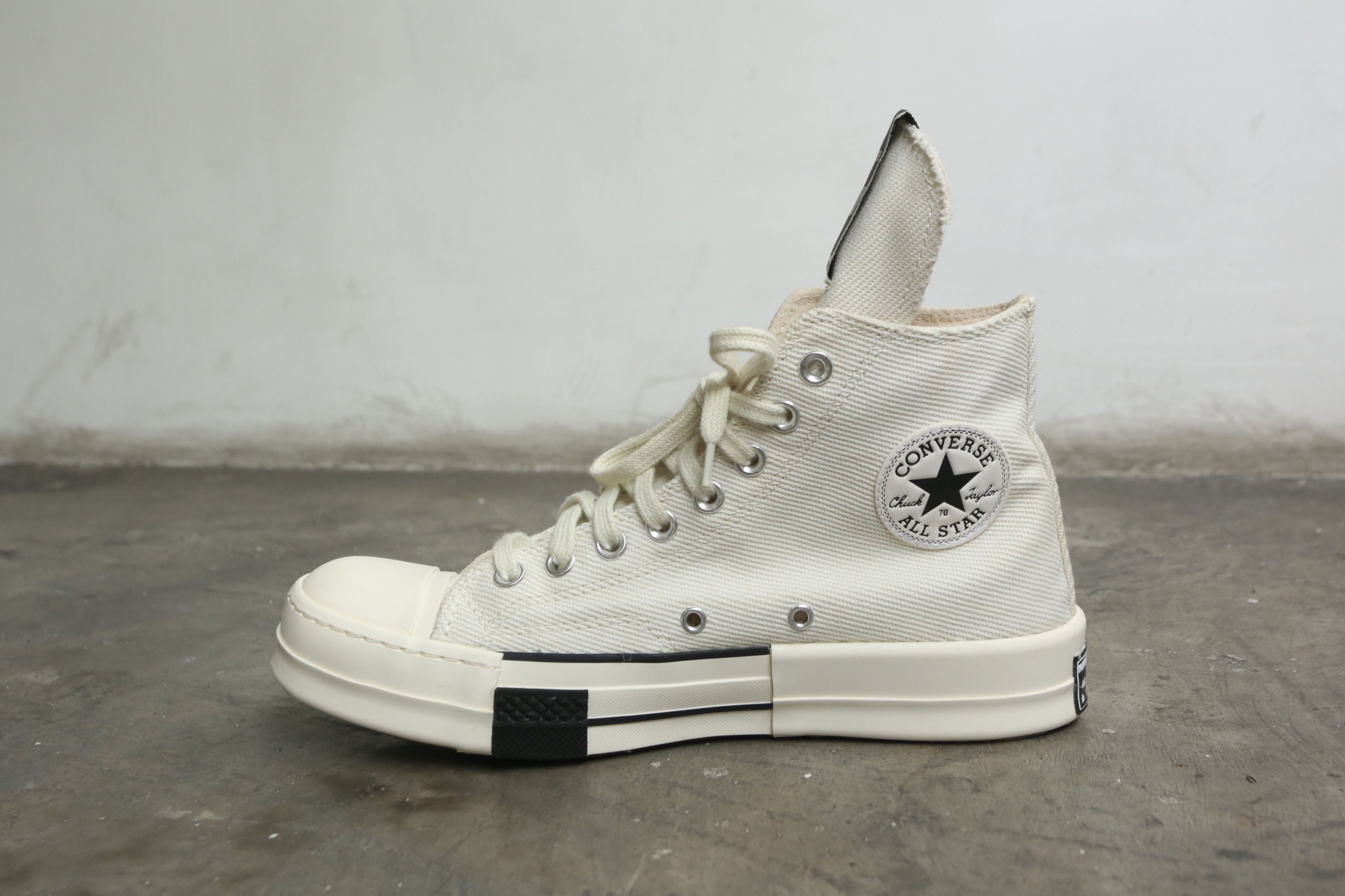 Converse × Rick Owens Drkshdw Converse - Rick Owens DRKSHDW - F/W 21 - DRKSTAR Chuck 70 Hi Size US 8.5 / EU 41-42 - 3 Thumbnail
