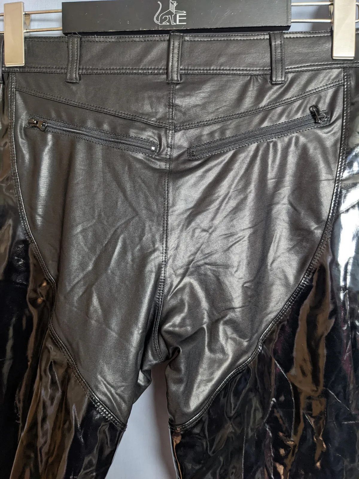 Designer Patrice Catanzaro Vinyl Pants Size US 29 - 4 Thumbnail