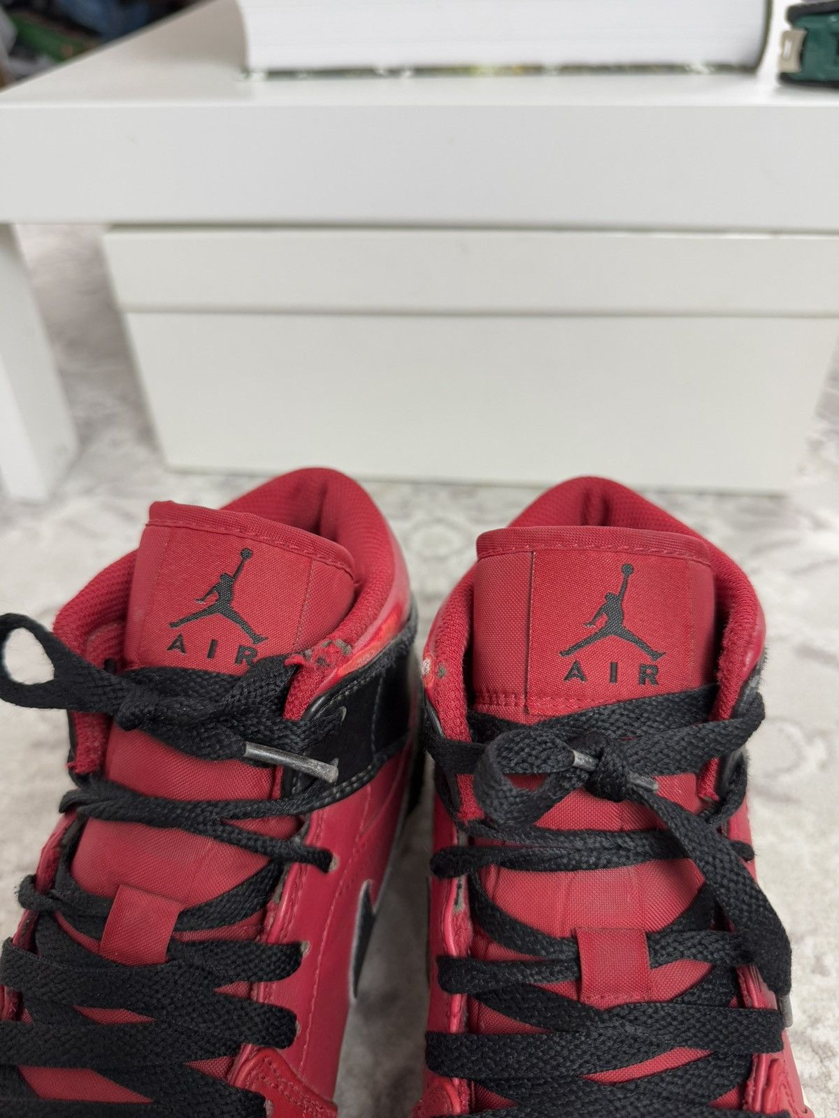 Jordan Brand × Nike Nike Jordan mid Reverse bred US9.5 streetwear basketball y2k Size US 9.5 / EU 42-43 - 11 Thumbnail