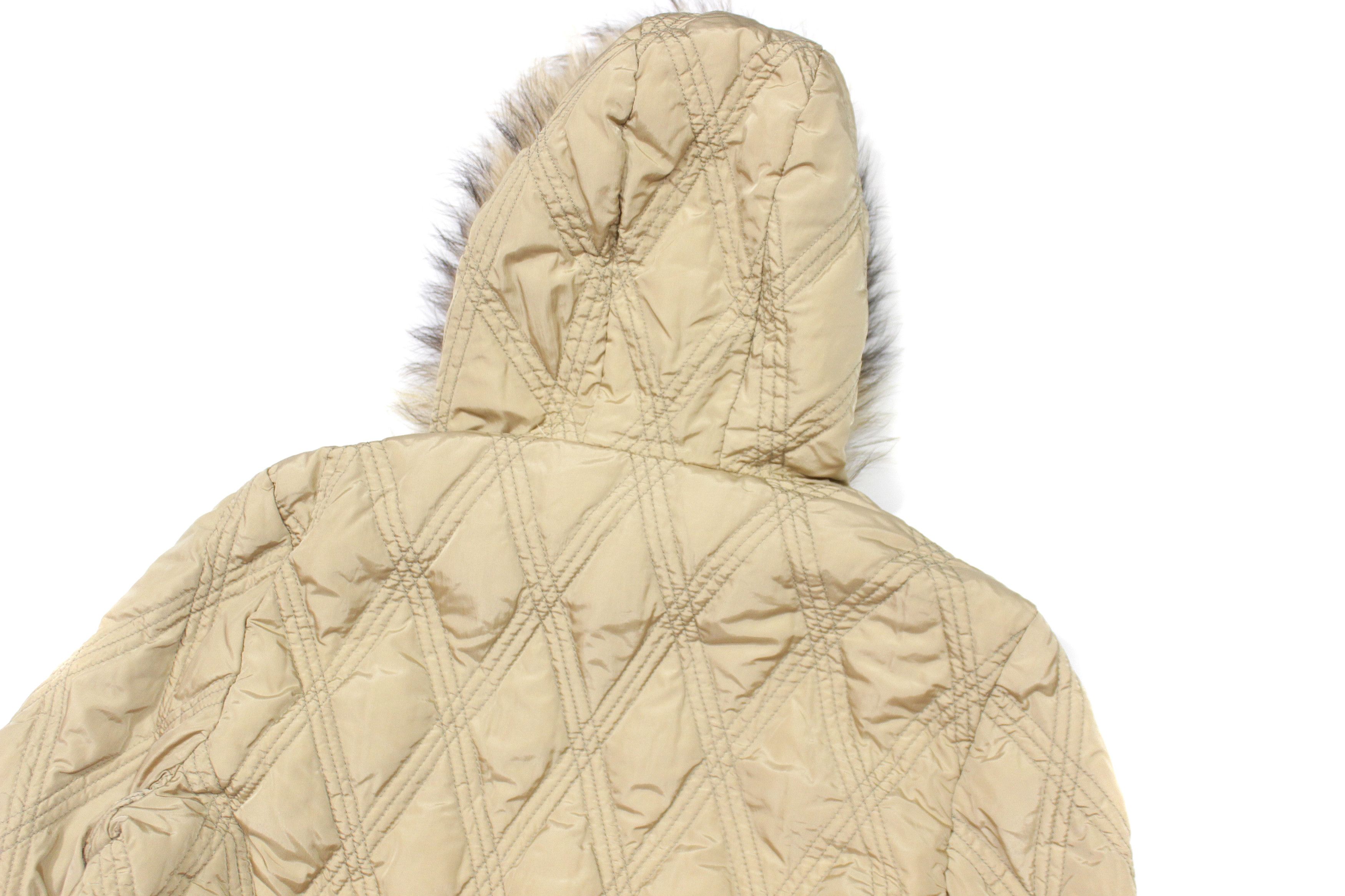 Moncler Goose Down Quilted Fur Jacket Vintage Size M / US 6-8 / IT 42-44 - 5 Thumbnail