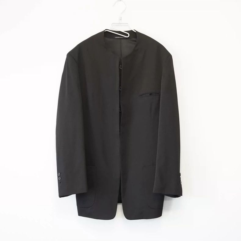 Yohji Yamamoto Yohji Yamamoto95AW Collarless Double Fleece Jacket 2503-Nex Size US S / EU 44-46 / 1 - 1 Thumbnail