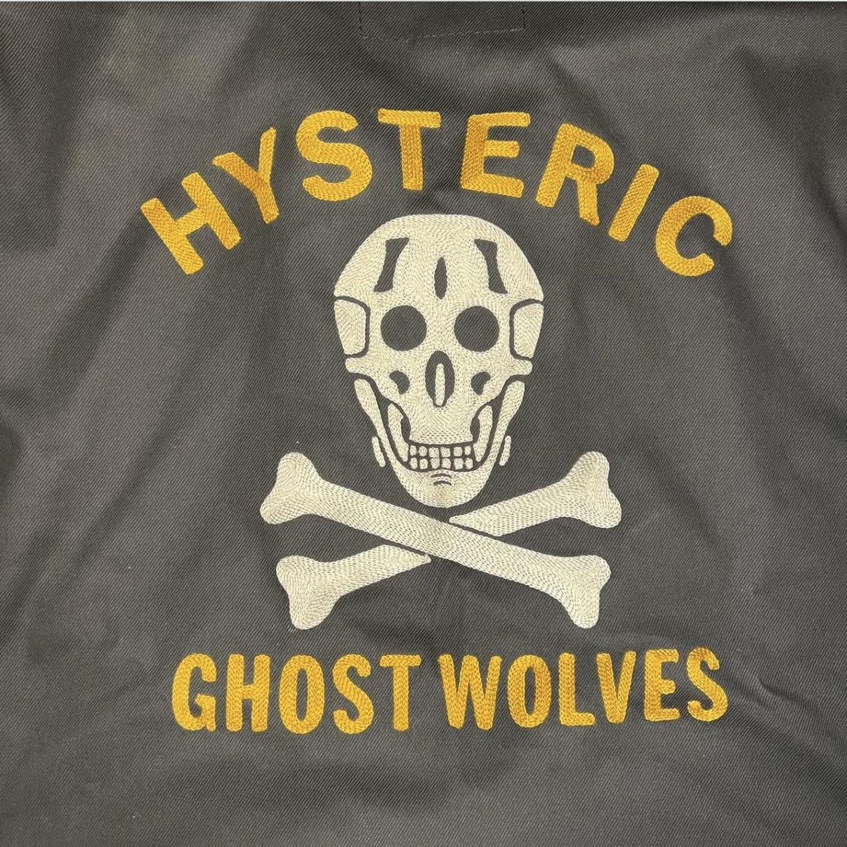 Hysteric Glamour Hysteric Glamour Hysteric Ghost Wolves Waxed Biker Jacket Size US S / EU 44-46 / 1 - 5 Thumbnail