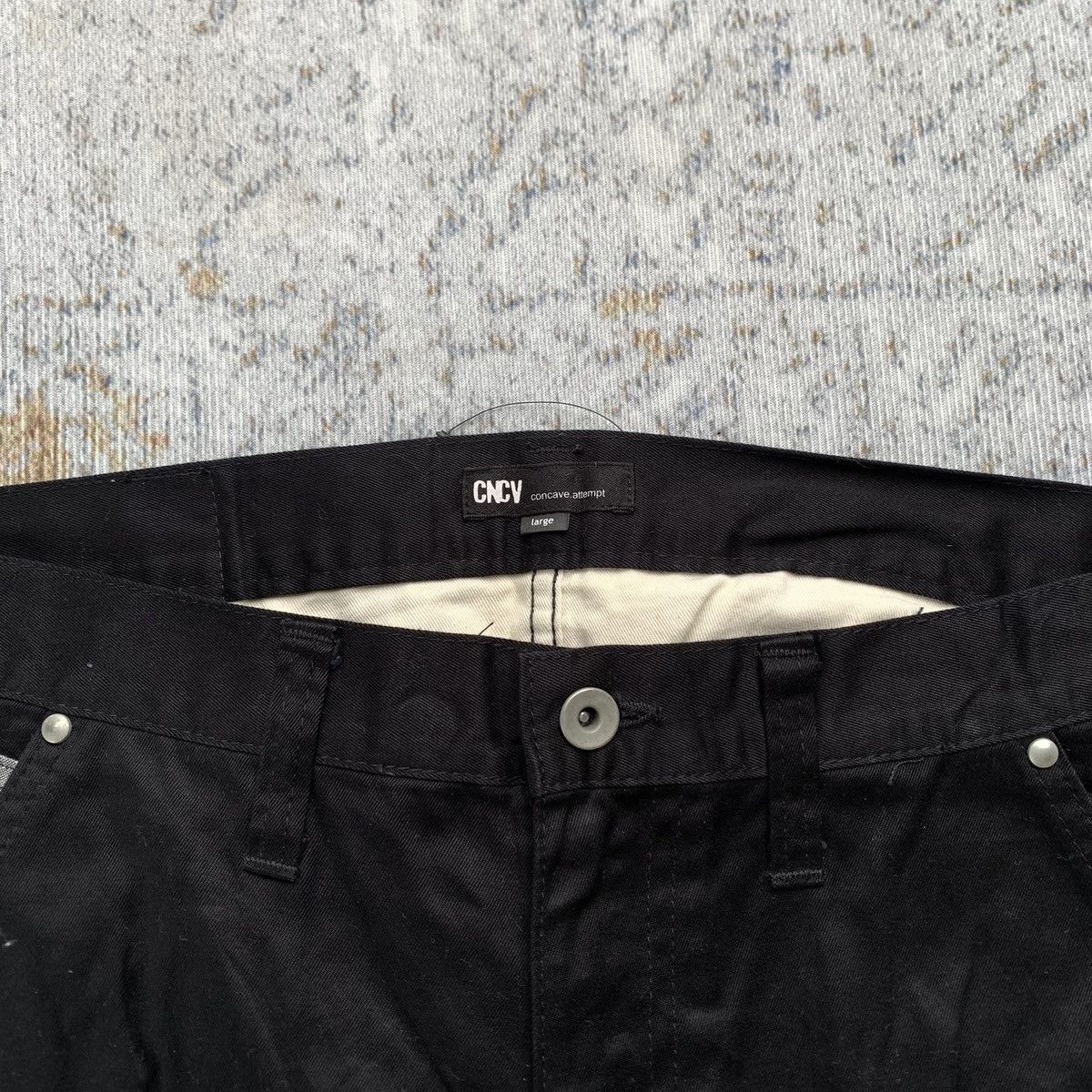 Japanese Brand × Vintage 2000s CNCV Concave Attempt Japanese Brand Double Layer Pants Size US 34 / EU 50 - 7 Thumbnail