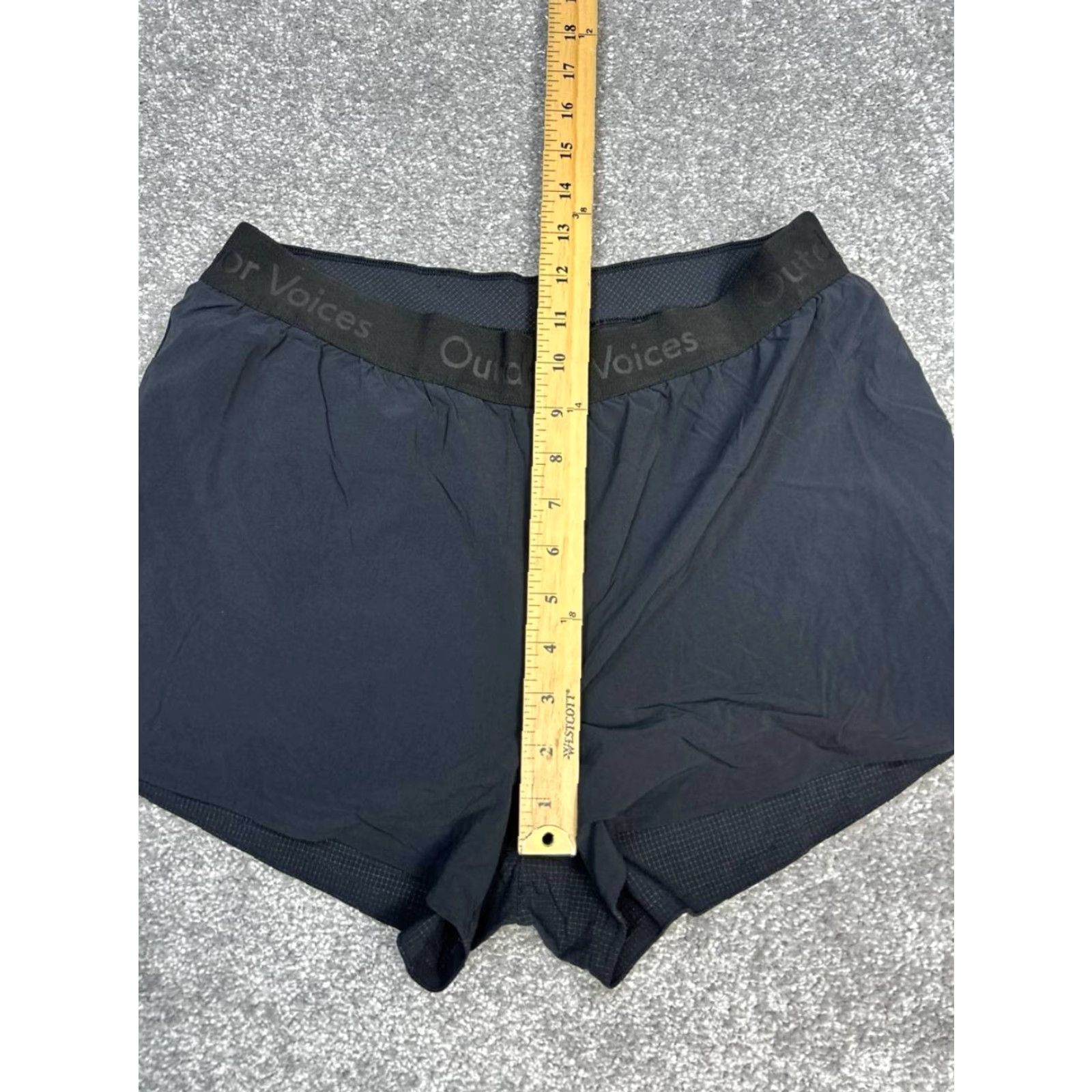 Outdoor Voices VINTAGE Outdoor Voices Relay Shorts Womens Medium Black Stretch Athletic Activewear Size 32" / US 10 / IT 46 - 6 Thumbnail