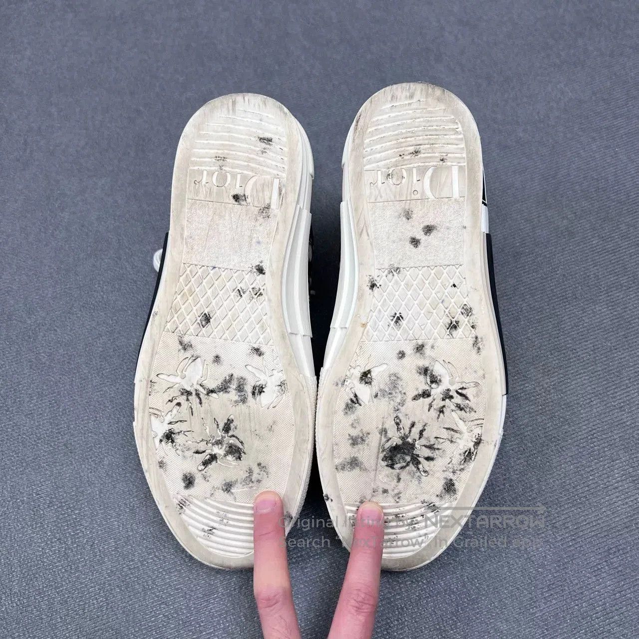 Dior Dior B23 Oblique Logo High-Top Sneakers. Size US 6 / EU 39 - 7 Thumbnail