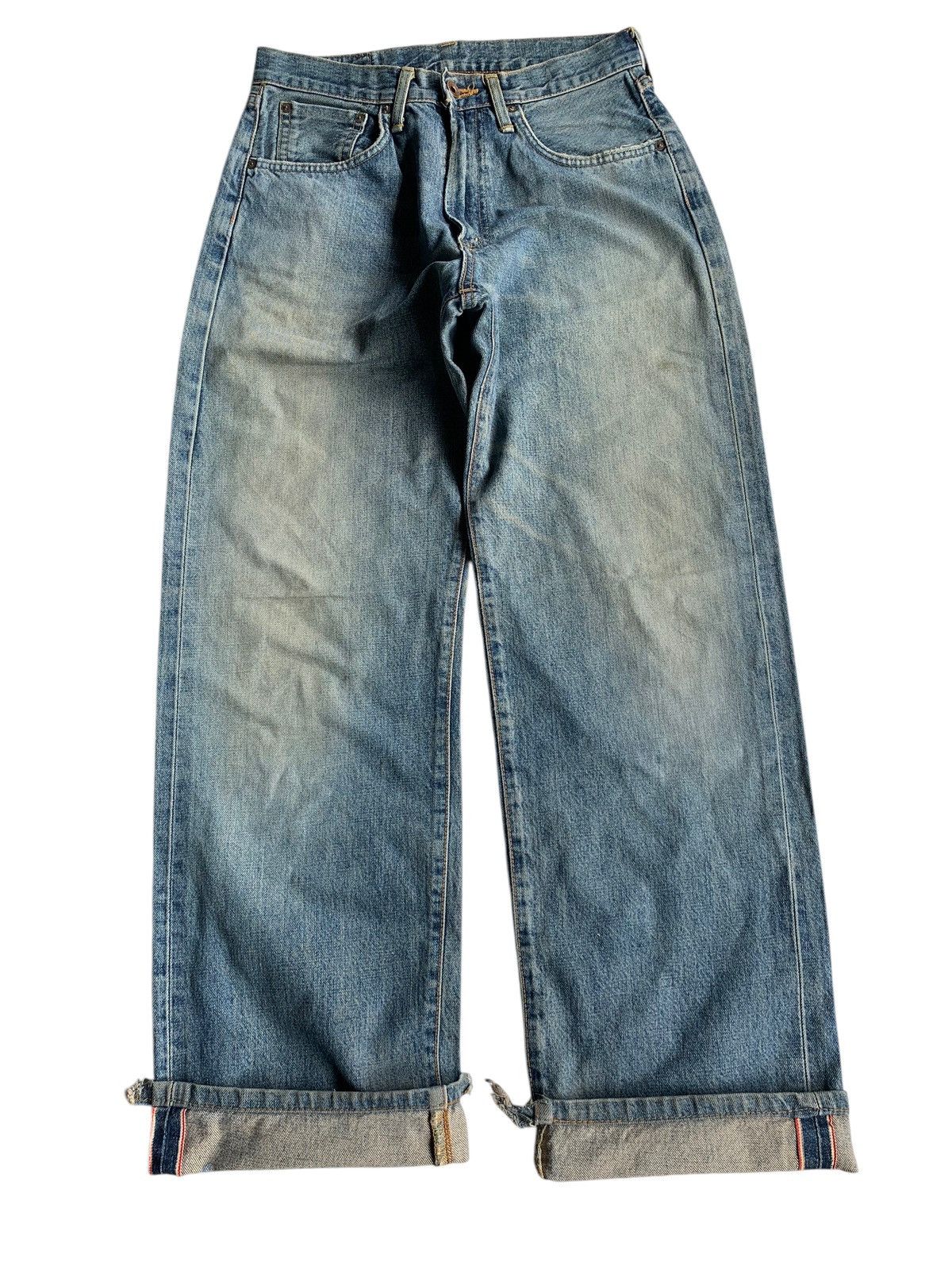 Edwin × If Six Was Nine × Kapital VINTAGE EDWIN 505 SELVEDGE BAGGY JAPANESE DISTRESSED DENIM🎌 Size US 28 / EU 44 - 5 Thumbnail