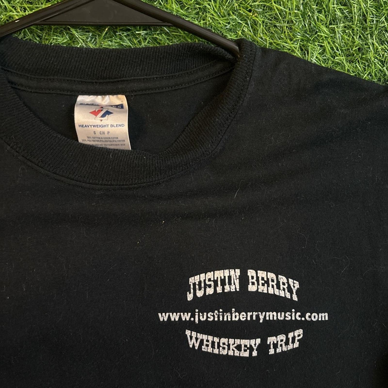 Jerzees Men's Black Justin Berry Whiskey Trip Graphic Tee Size US S / EU 44-46 / 1 - 3 Thumbnail