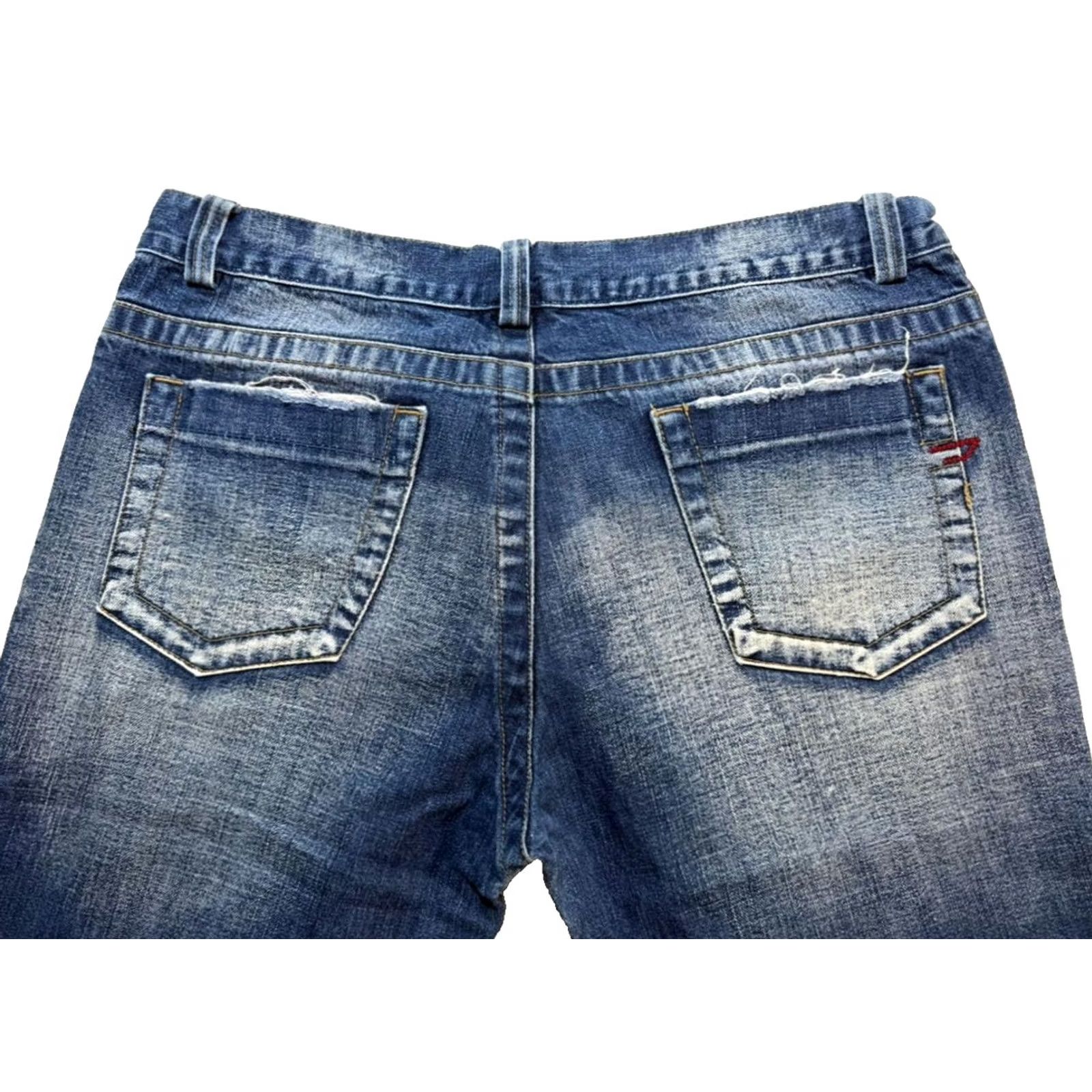 Diesel Diesel Industry Men Blue Denim Jeans Straight Fit Cotton Pants 38 Size US 38 / EU 54 - 7 Thumbnail