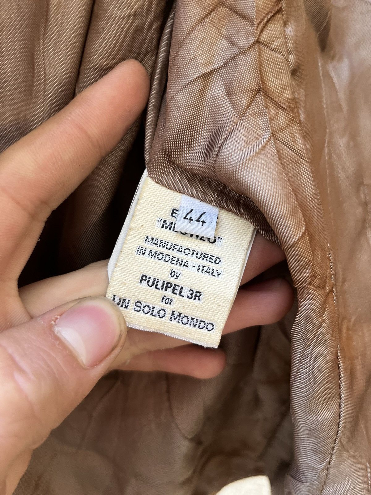 Other un solomondo effect „mestizo“ leather jacket Size M / US 6-8 / IT 42-44 - 7 Thumbnail