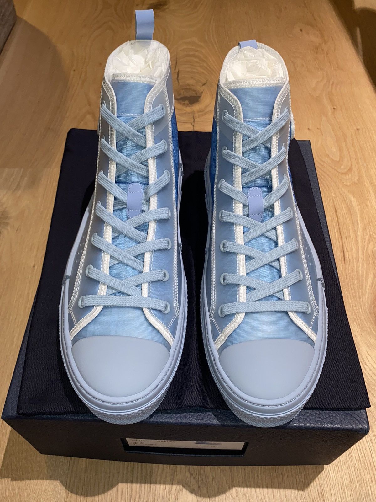 Daniel Arsham × Dior Dior B23 High Top Daniel Arsham Light Blue Size US 11 / EU 44 - 4 Thumbnail