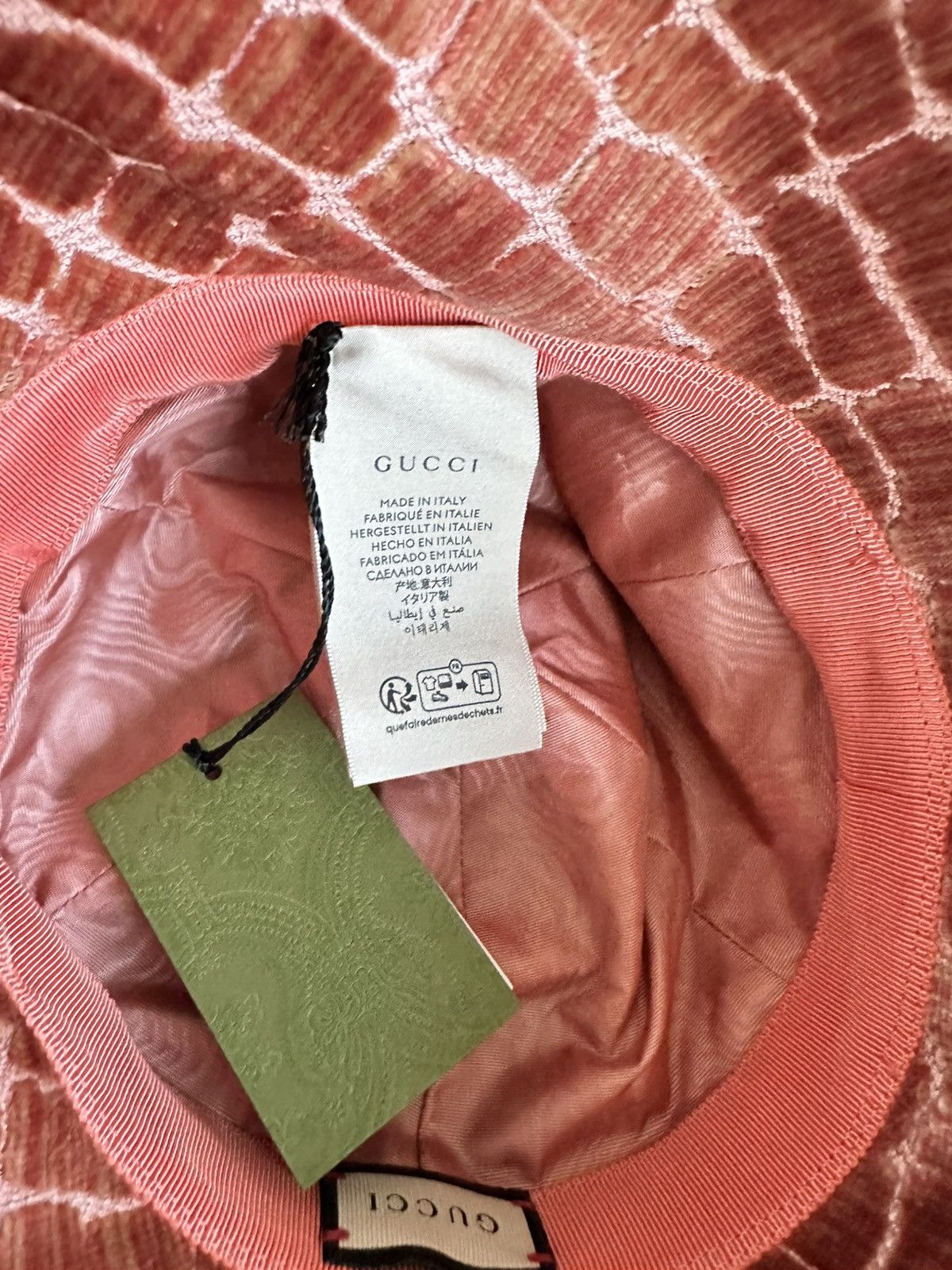 Gucci Gucci Velvet Bucket Hat L Size ONE SIZE - 4 Thumbnail