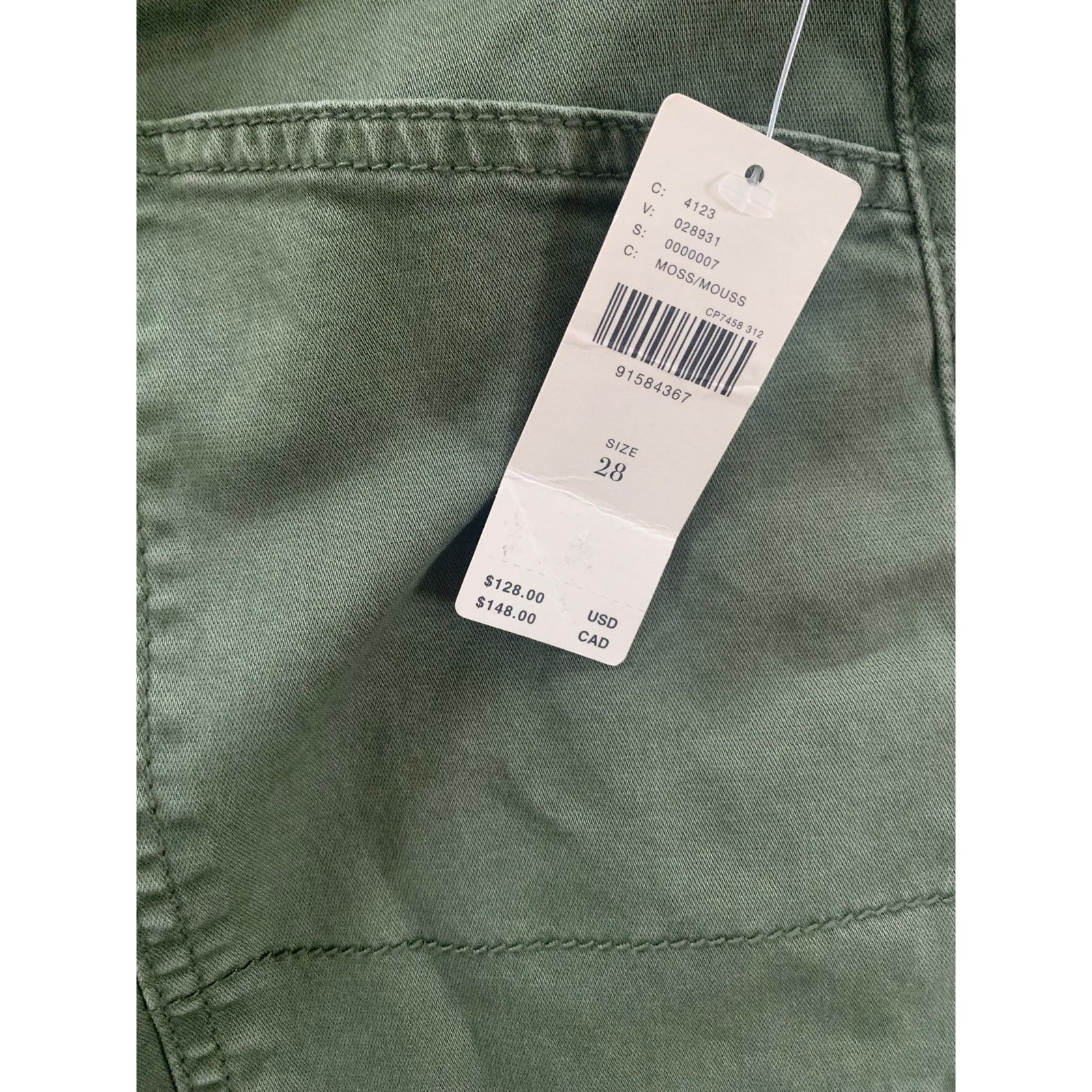 Anthropologie NWT Anthropologie Pilcro Wanderer MidRise Relaxed Leg Pants Size 28" / US 6 / IT 42 - 6 Thumbnail