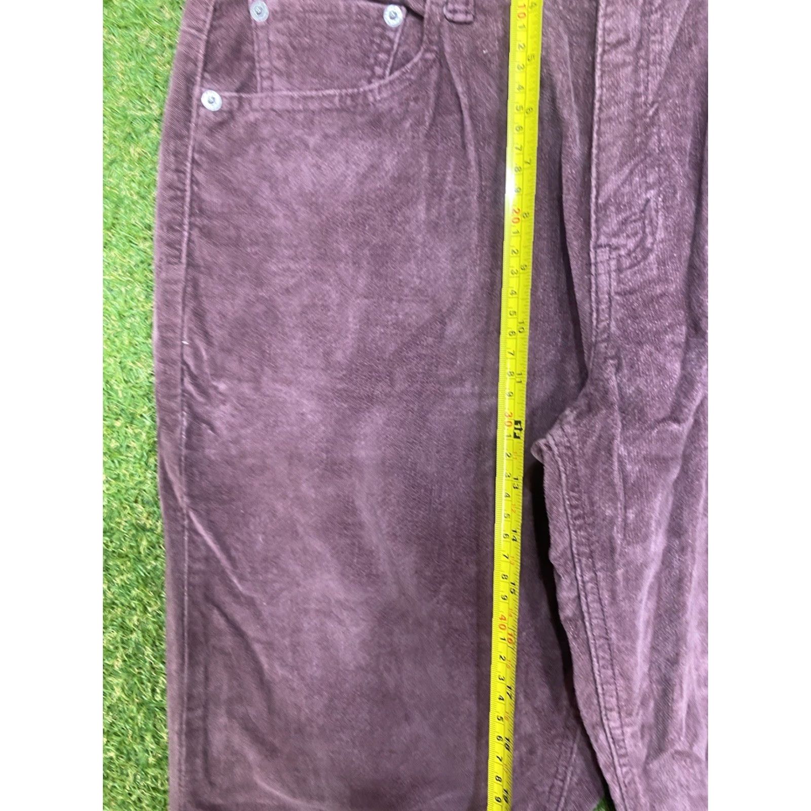 Levi's VINTAGE Levi's 505 Jeans Womens 10 MIS M Lower Rise Straight Purple 30x31 32x32 Denim 100% Cotton Girls Womens Jeans Levi's 500 Series Size 32" / US 10 / IT 46 - 6 Thumbnail