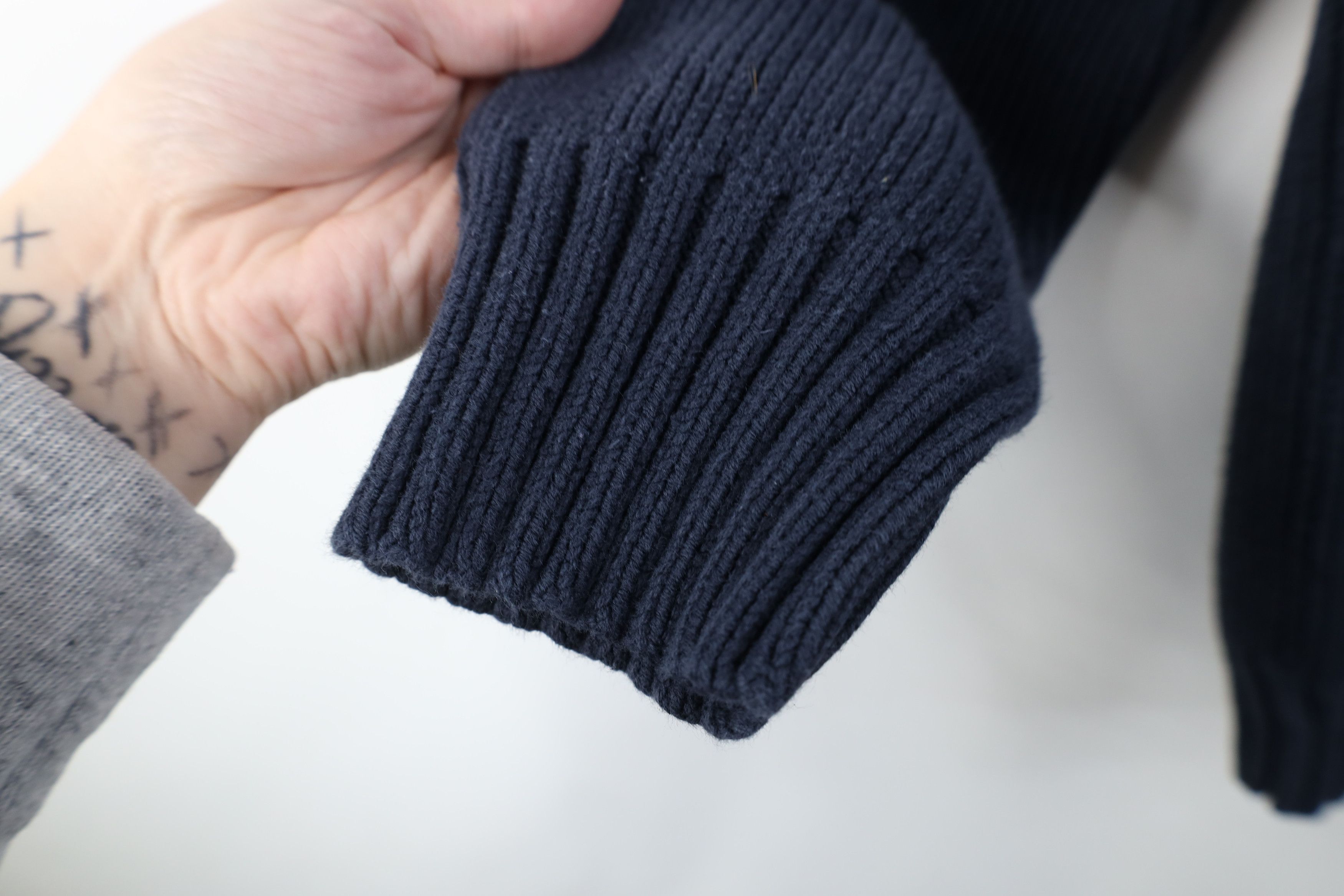Gap Vintage Y2K Gap Heavy Cotton Ribbed Knit Half Zip Sweater Size US M / EU 48-50 / 2 - 8 Thumbnail
