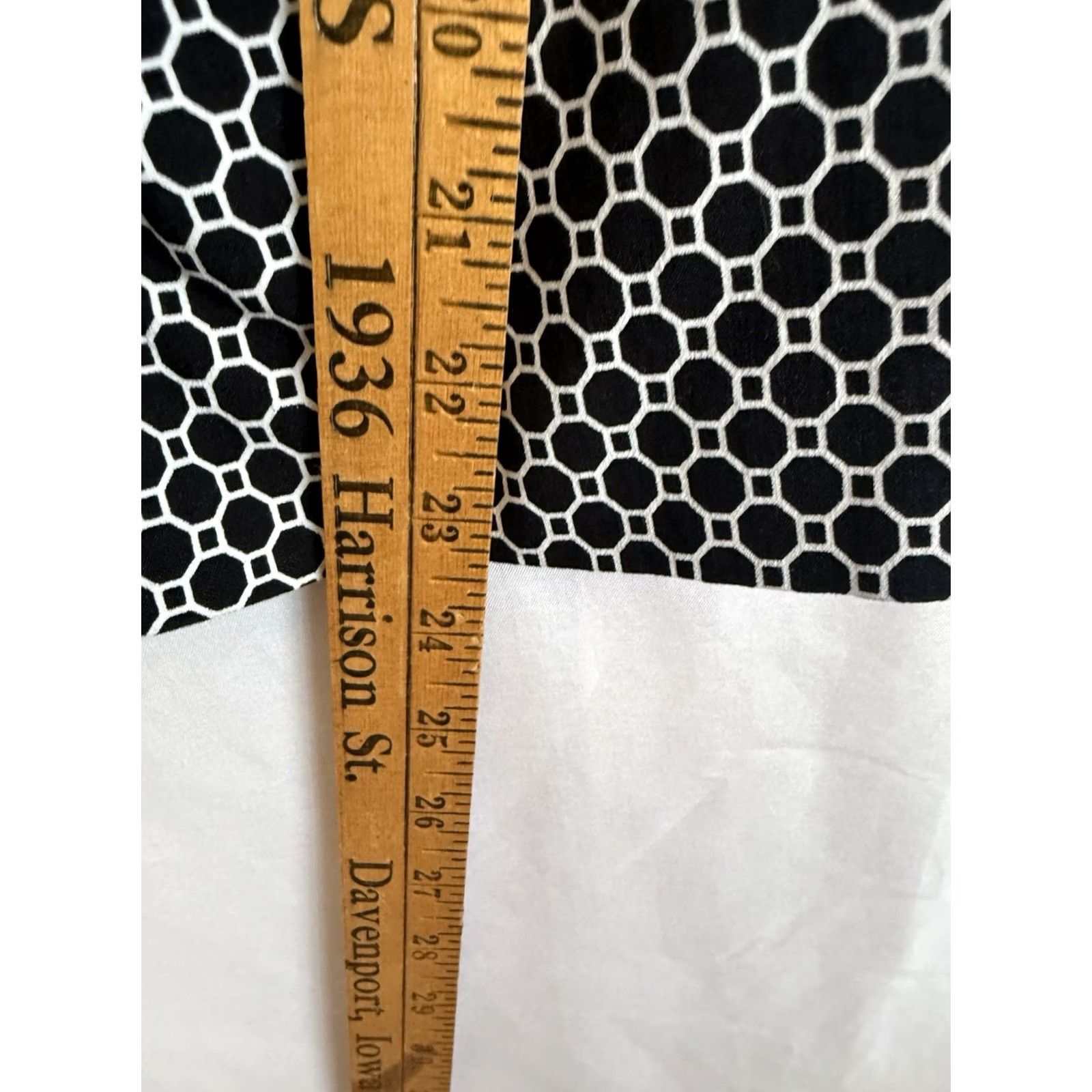 Talbots Talbots Womens Petite 10 Black&White Pull On Ankle Pant Casual Office Work Basic Size 32" / US 10 / IT 46 - 4 Thumbnail