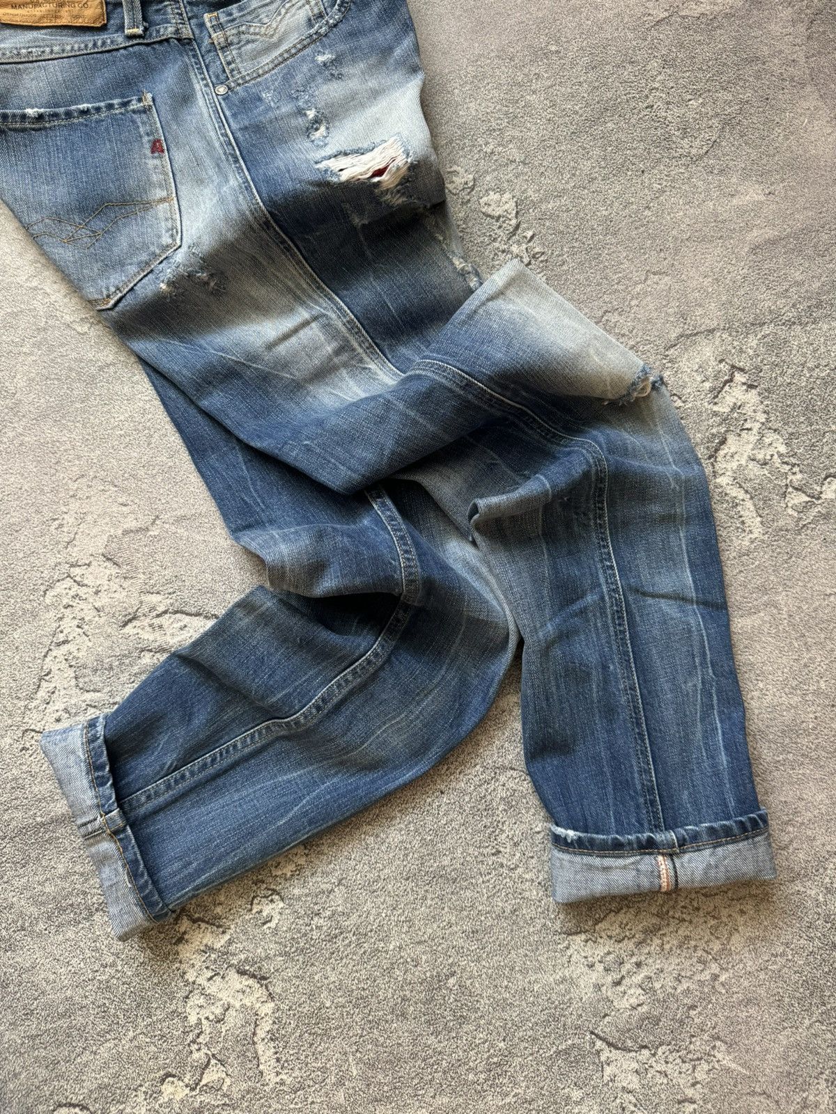 Replay × Vintage Replay 30/32 anbass Distressed denim pant trouser Jean chino Size US 30 / EU 46 - 16 Thumbnail