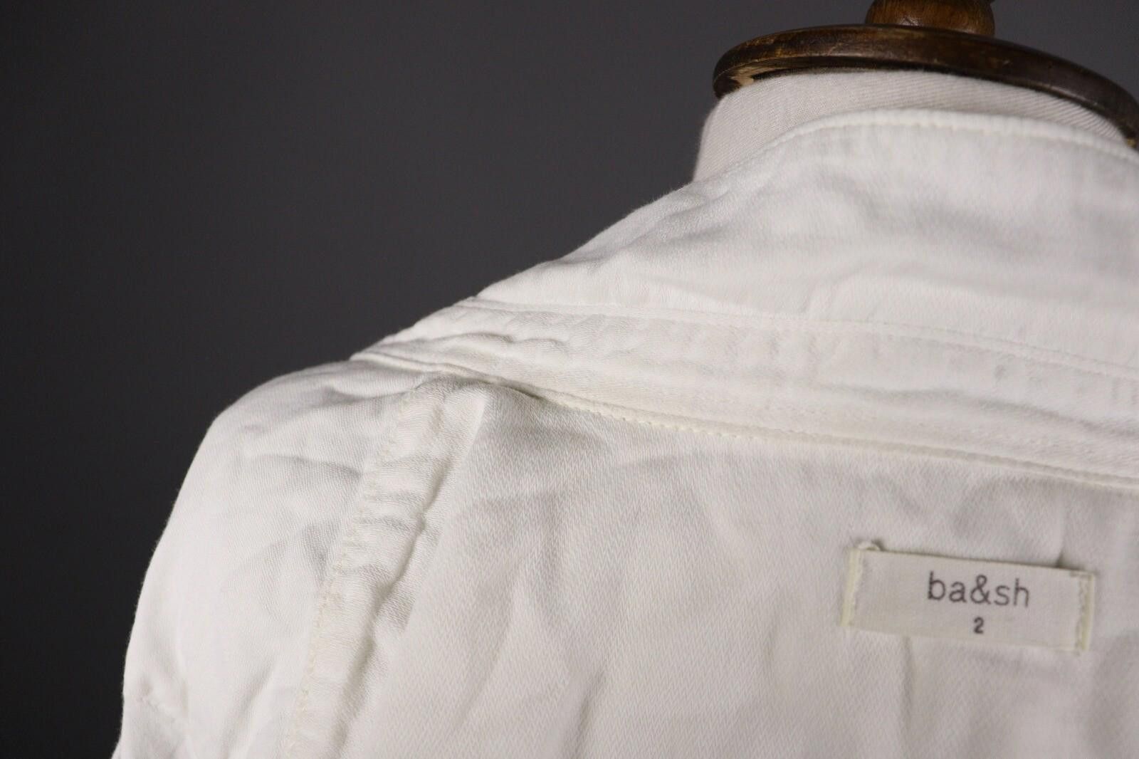 Wilkes Bashford BA&SH White Two Pockets Button Down Blouse Shirt Size M Size M / US 6-8 / IT 42-44 - 11 Thumbnail