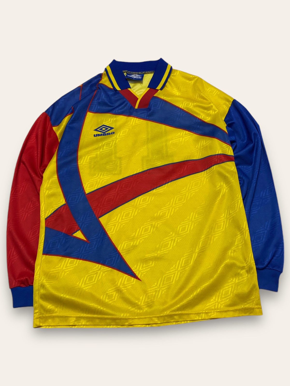 Umbro 90s Vintage UMBRO Longsleeve Jersey Blokecore N11 Size US M / EU 48-50 / 2 - 1 Thumbnail