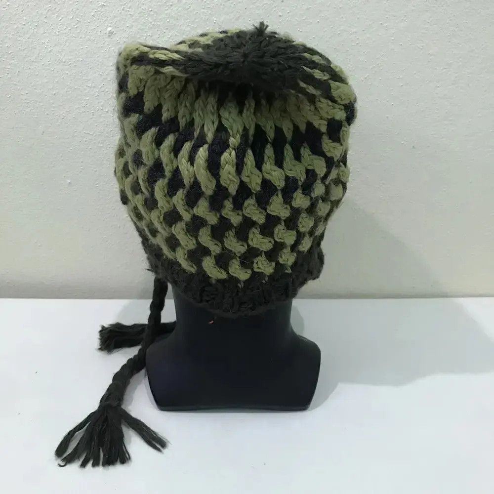 Japanese Brand Japanese Brand Dice Small Logo Earflap Beanie Hat Size ONE SIZE - 4 Thumbnail