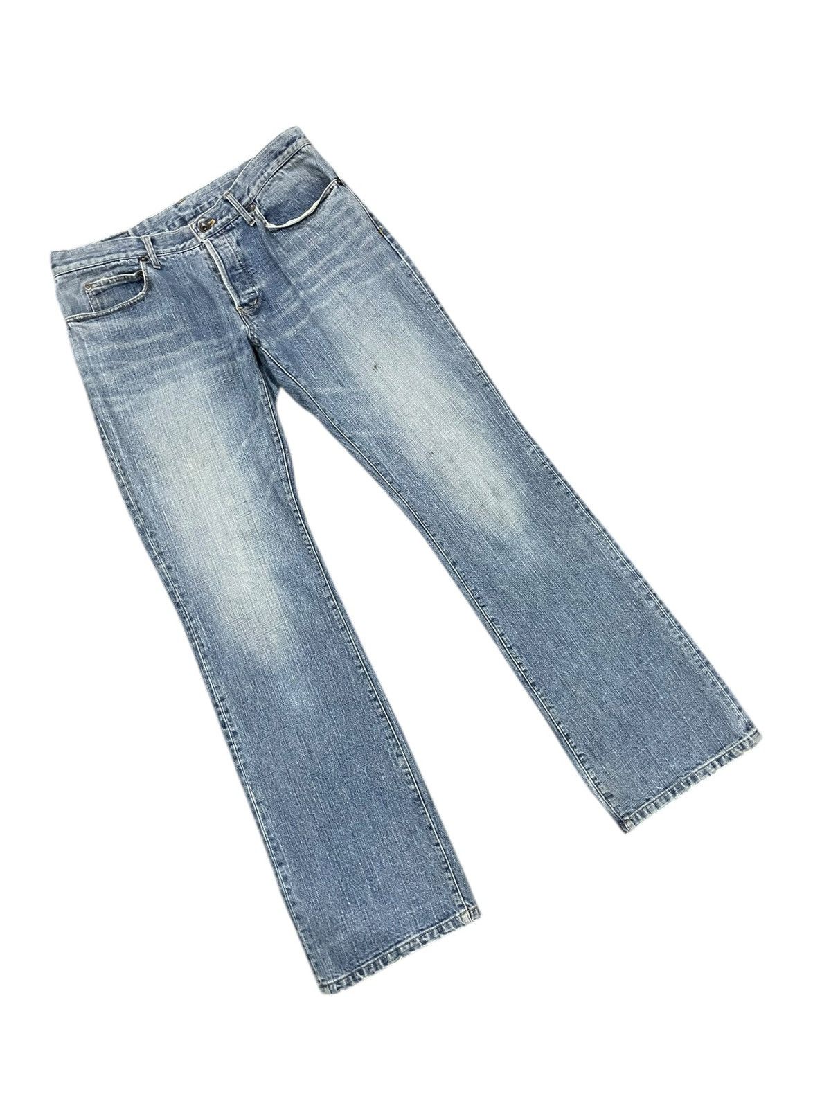 Issey Miyake Issey Miyake Tete Homme Flared Jeans Size US 34 / EU 50 - 3 Thumbnail