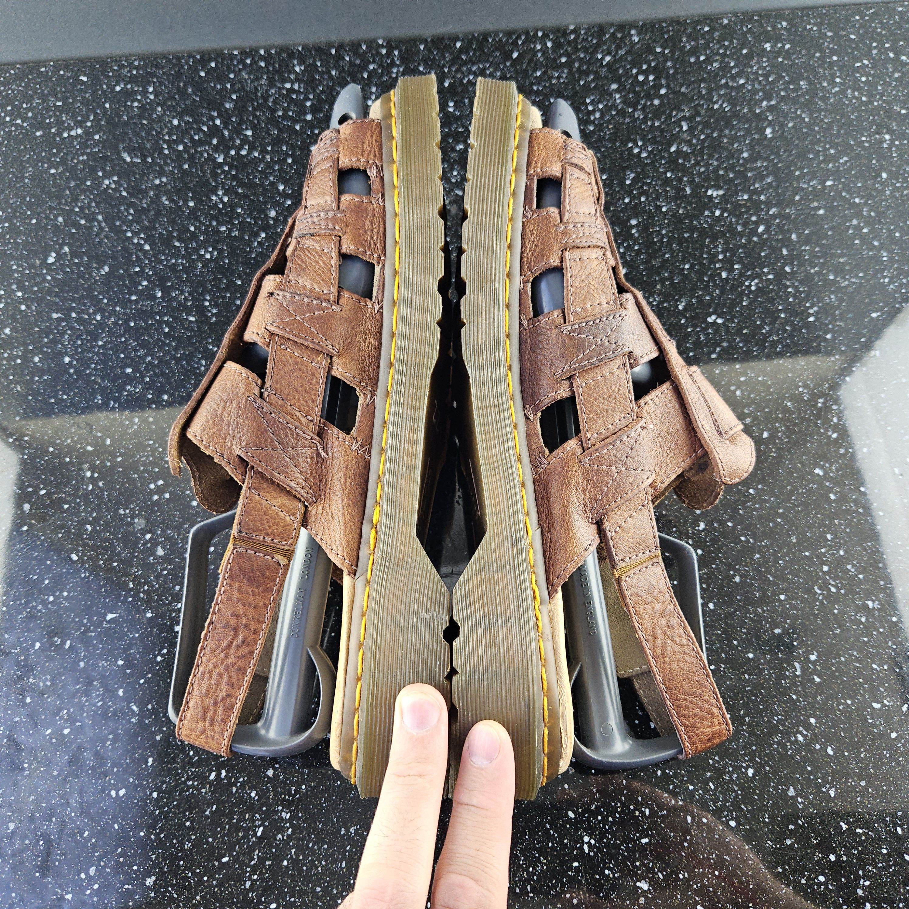 Dr. Martens Dr. Martens brown leather sandals Size US 12 / EU 45 - 7 Thumbnail