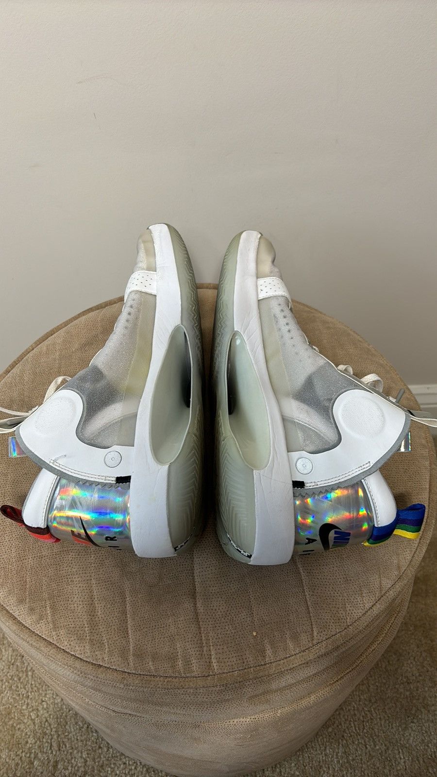 Jordan Brand × Nike Jordan XXXIV White Metallic Silver AR3240-101 Size US 14 / EU 47 - 5 Thumbnail
