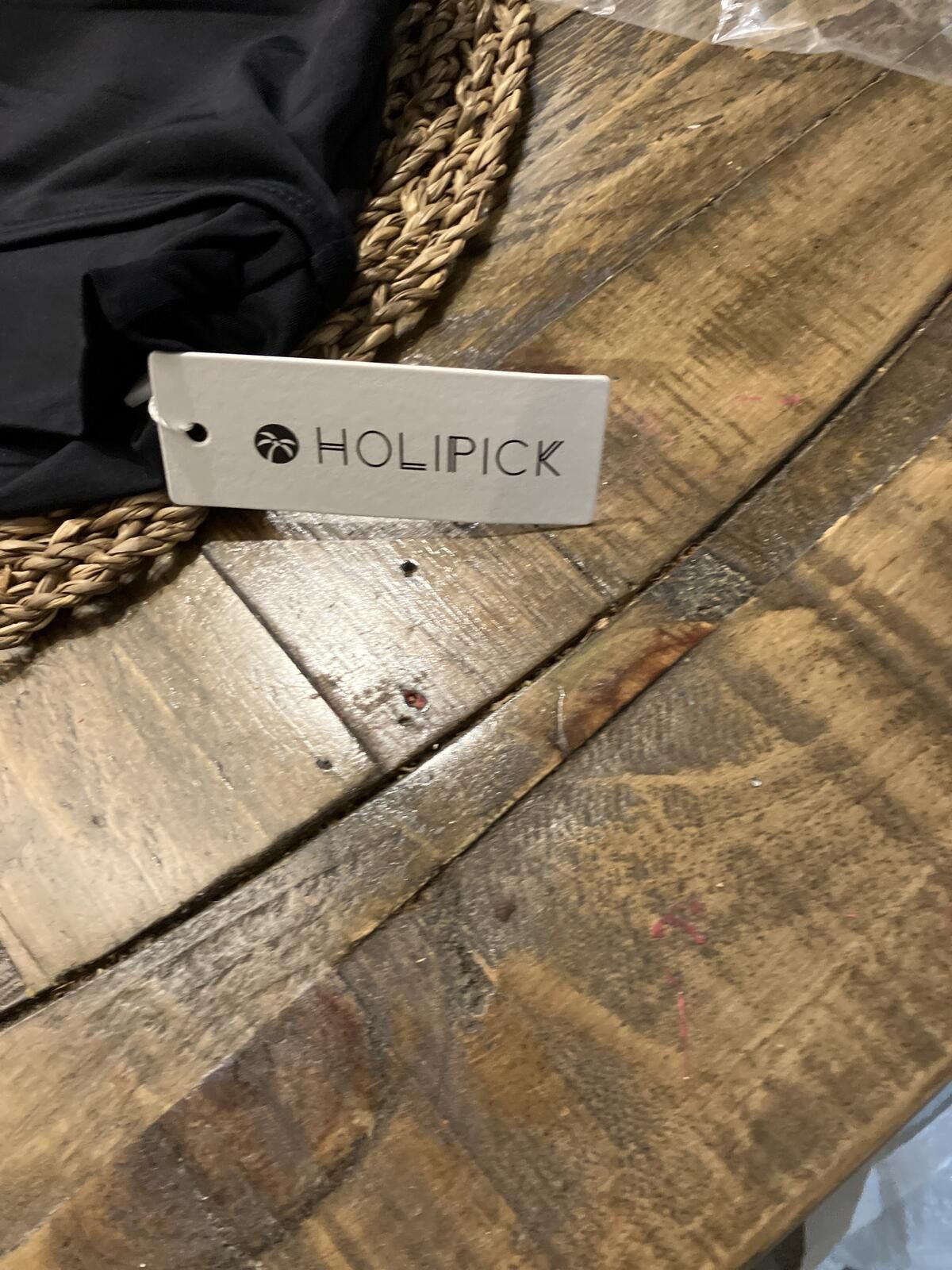 Other NWT Holipick Black One-Shoulder Crop Top Size ONE SIZE - 2 Thumbnail
