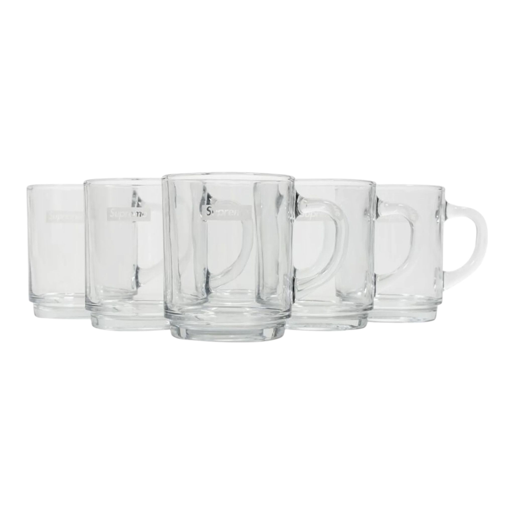 Duralex Glass Mugs (Set of 6) Clear