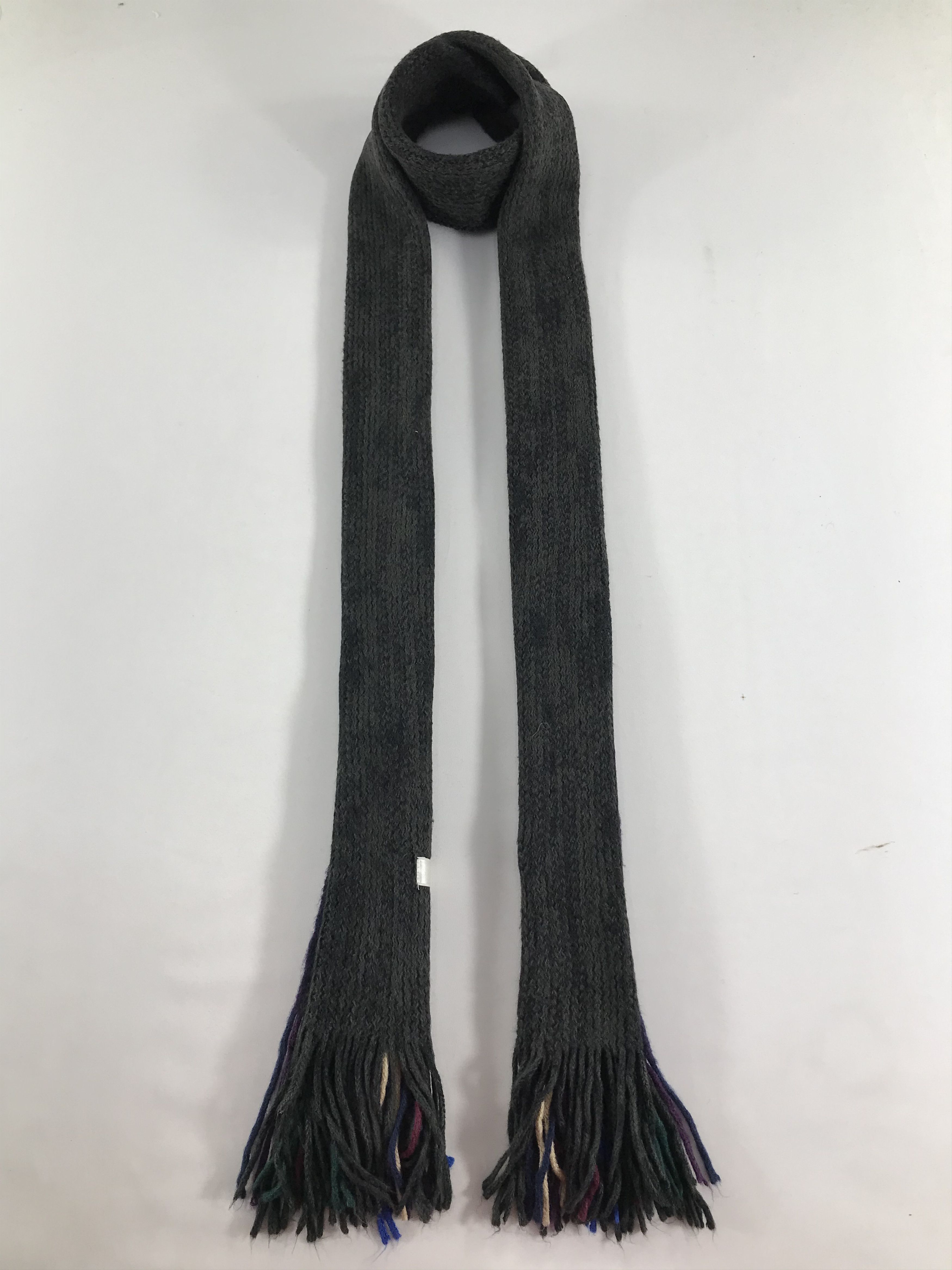 Mr. Junko Jun Men Striped Knit Wool Scarf Muffler V479 Size ONE SIZE - 1 Thumbnail