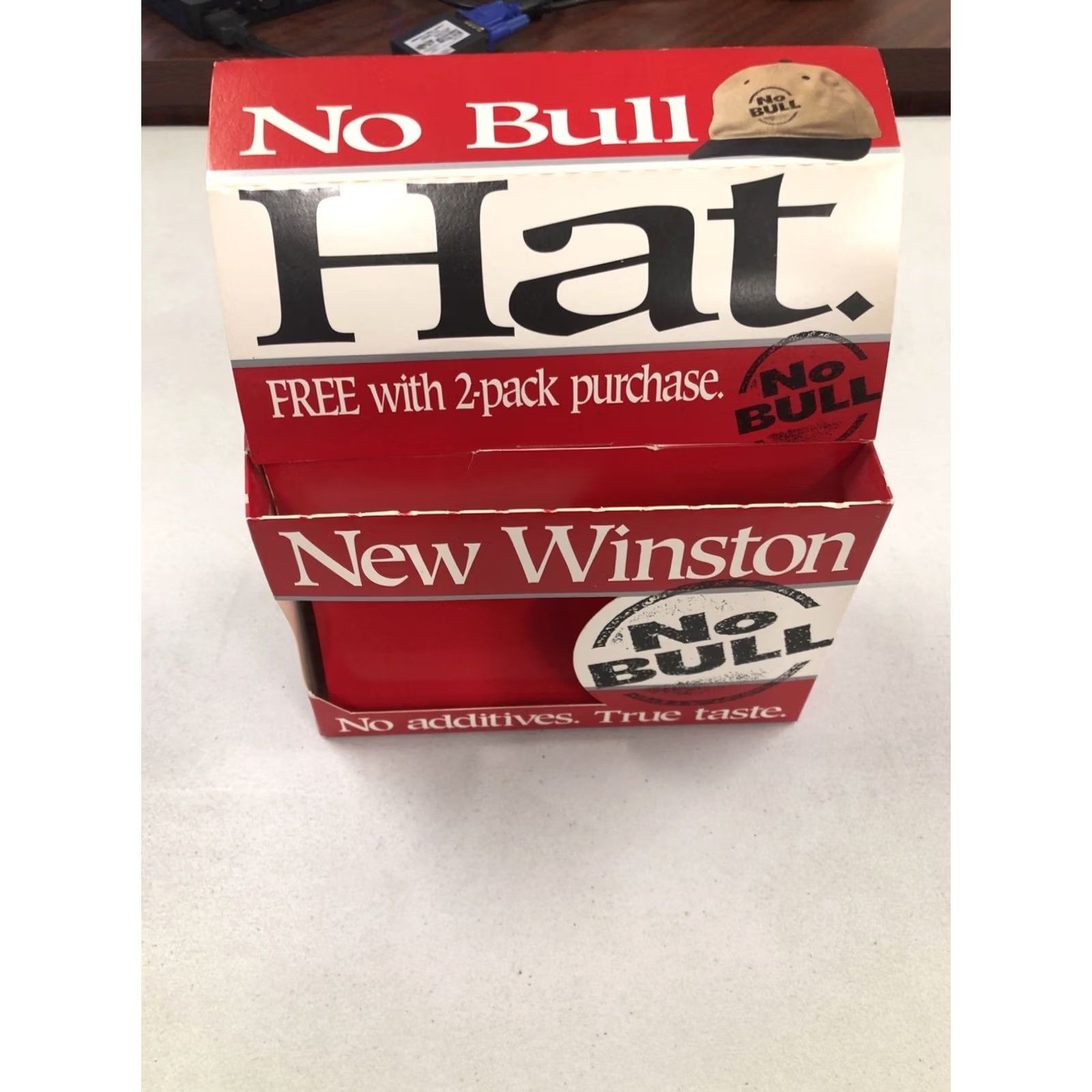 Vintage VTG Winston Hat Adjustable Brown 90s Baseball Cap Mens NWT Nostalgia Smoking Tobacco Skater NIB NIB Size ONE SIZE - 7 Thumbnail