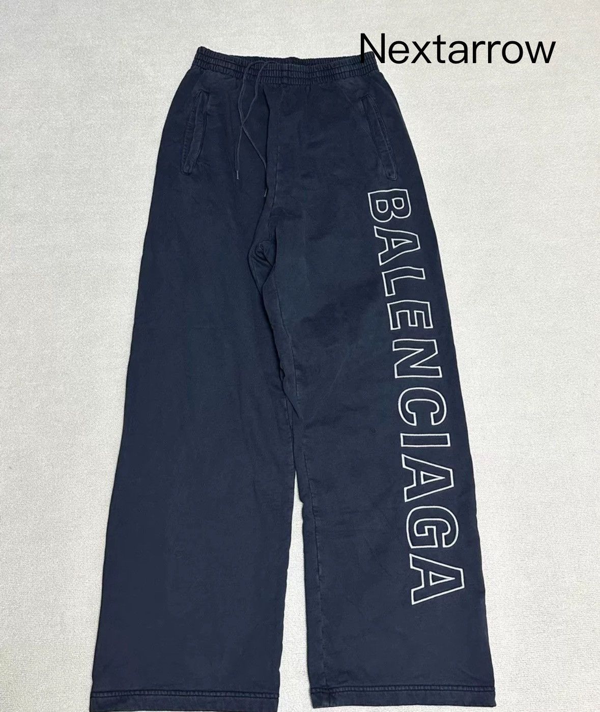 Balenciaga Balenciaga 23fw Embroidered Washed Outdated Sports Pants Size US 32 / EU 48 - 1 Thumbnail