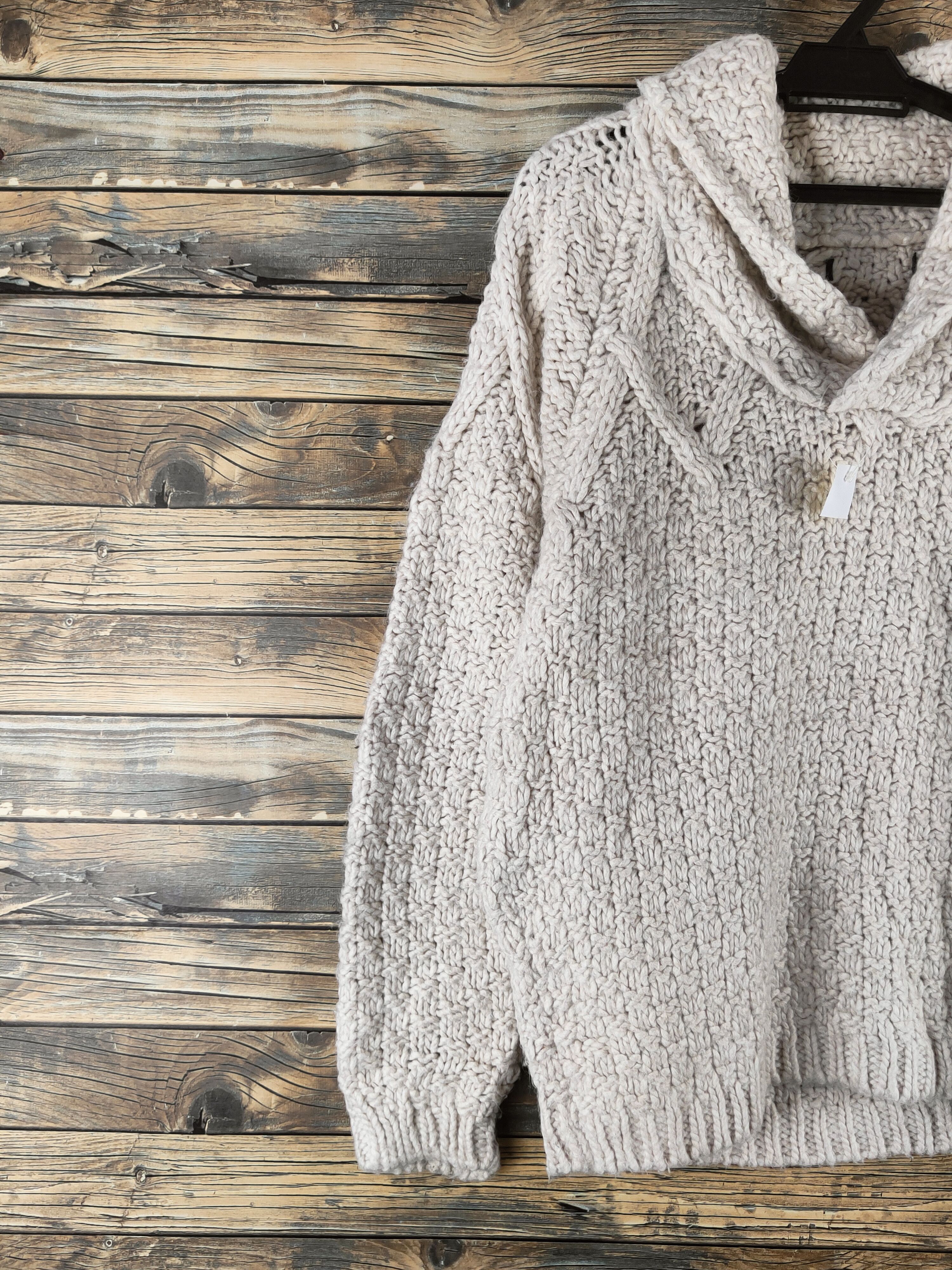 Japanese Brand DL Vintage knit Ivory Knitwear Sweatshirts #46-578 Size M / US 6-8 / IT 42-44 - 3 Thumbnail