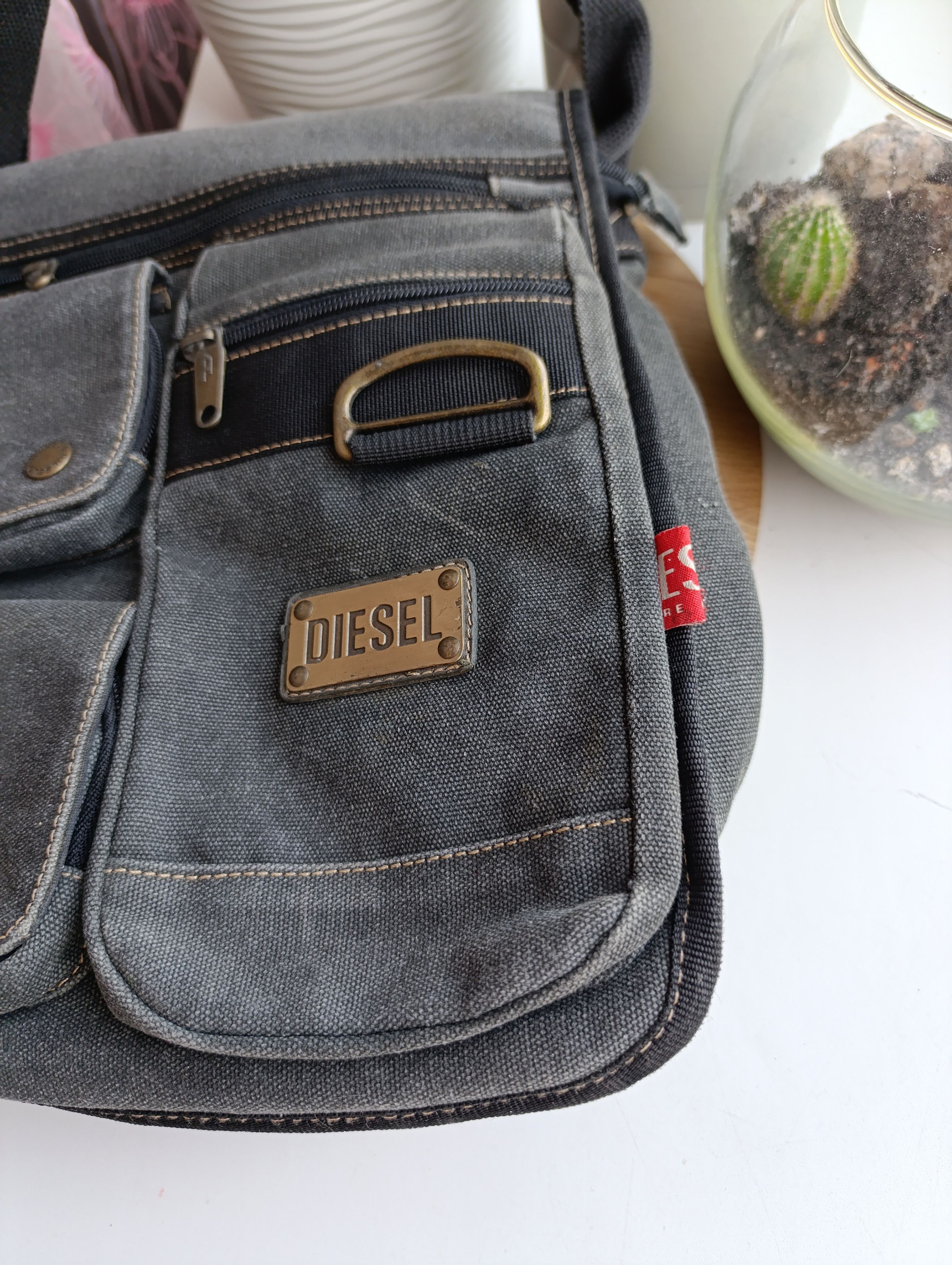 Diesel DIESEL VINTAGE MULTI POCKET MESSENGER BAG Size ONE SIZE - 3 Thumbnail