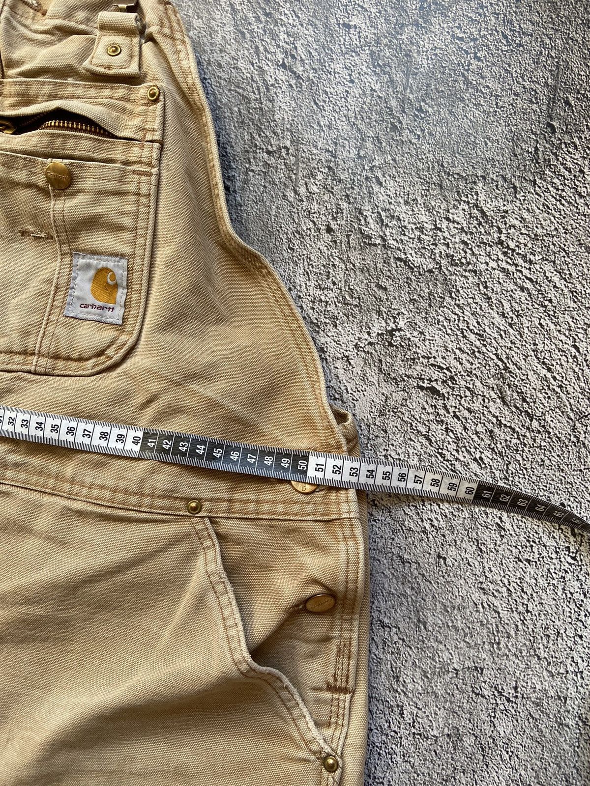 Carhartt × Vintage Vintage 80s Carhartt Archival Faded Distressed Overall Size US 40 / EU 56 - 22 Thumbnail