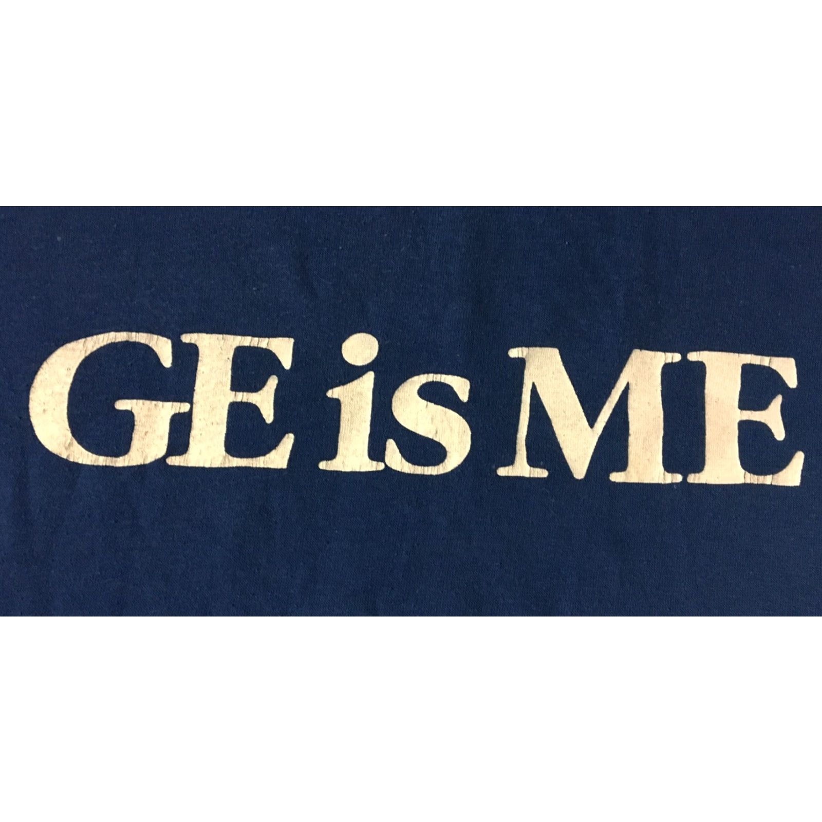 Vintage Vtg 80s GE Is Me Faded Promo Shirt M General Electric Energy Planet Grunge 70s Size US M / EU 48-50 / 2 - 3 Thumbnail