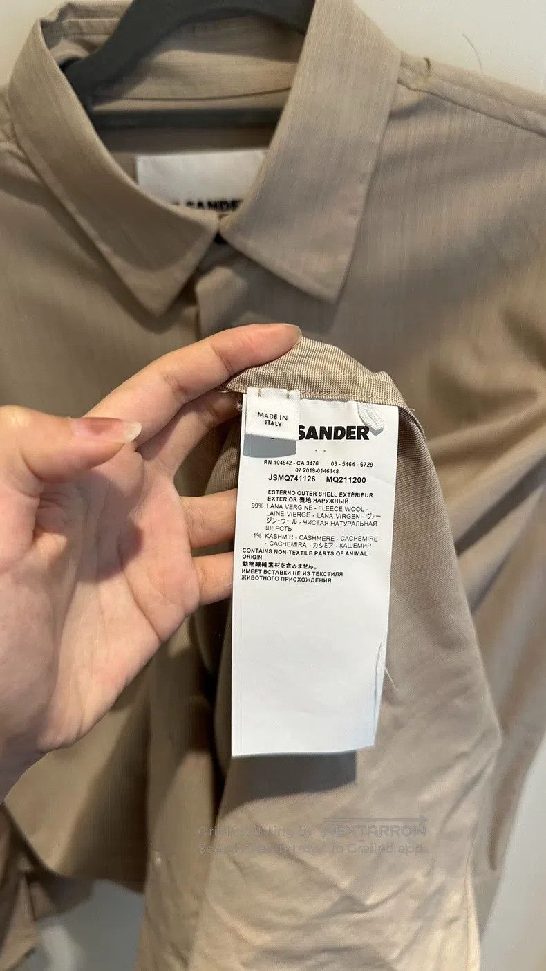 Jil Sander Jil Sander size 44 Men's Solid Shirt Size US XS / EU 42 / 0 - 3 Thumbnail