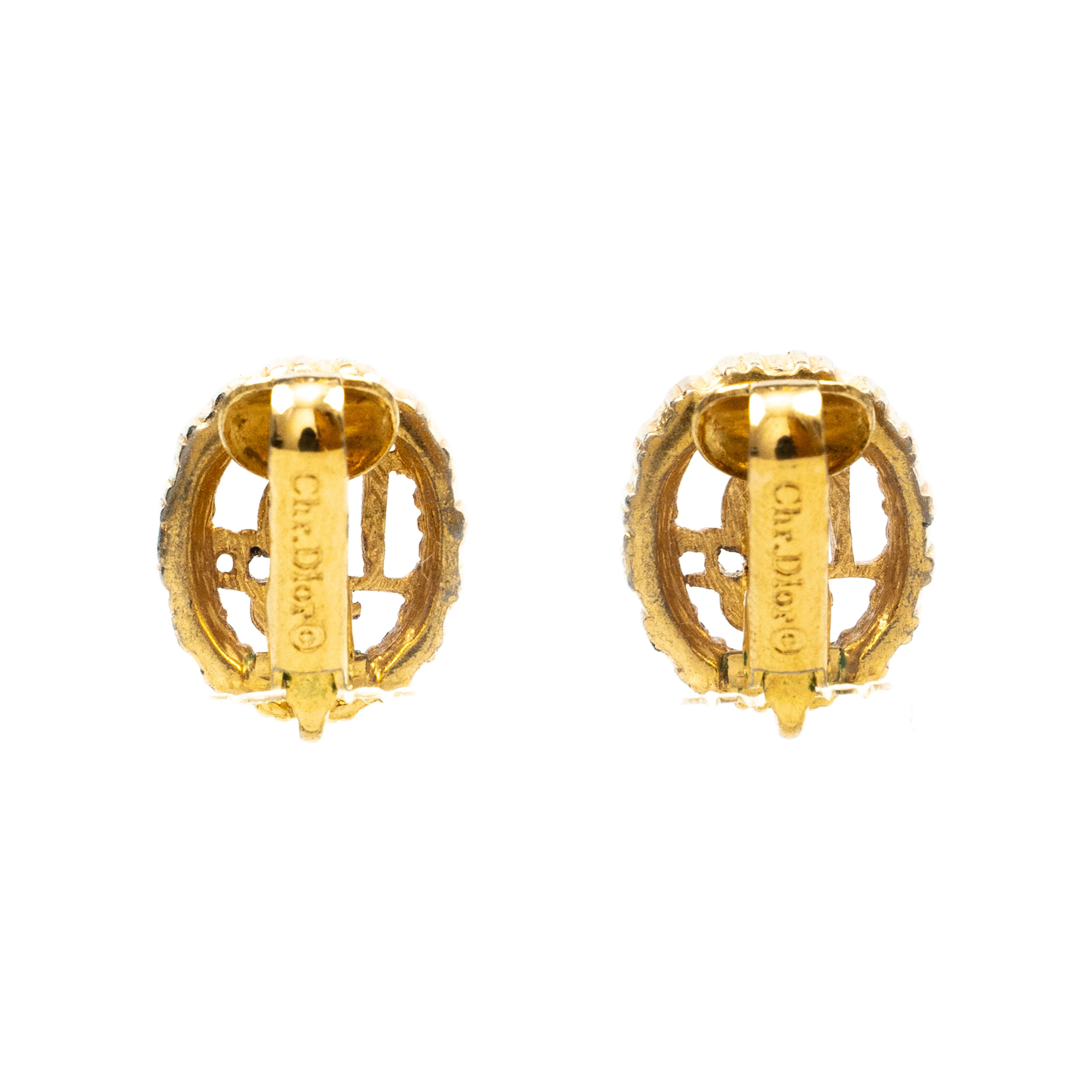 Dior Dior Clip Earrings Size ONE SIZE - 2 Thumbnail