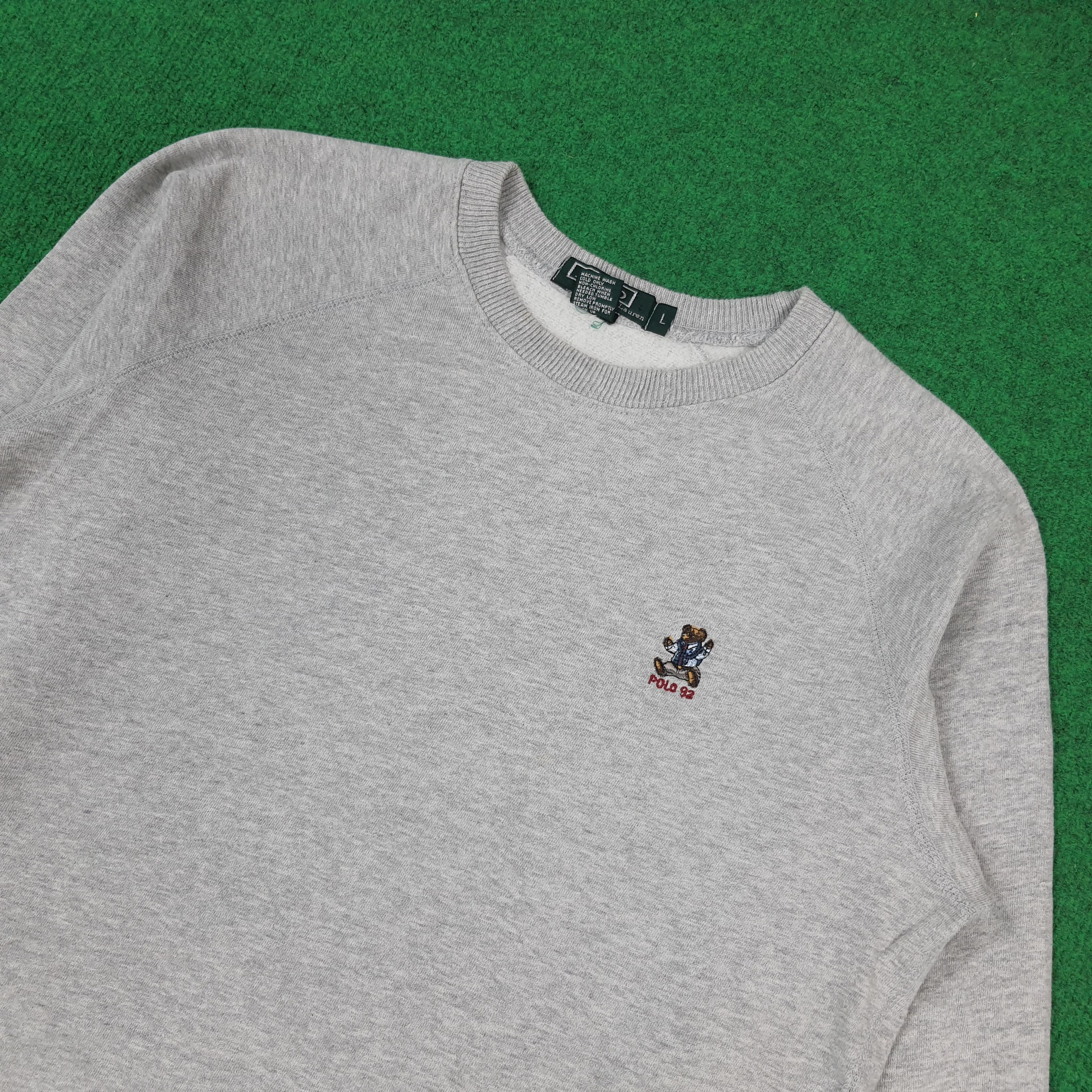 Polo Ralph Lauren Vintage Polo by Ralph Lauren Polo Bear Sweatshirt C295N14 Size US S / EU 44-46 / 1 - 2 Thumbnail
