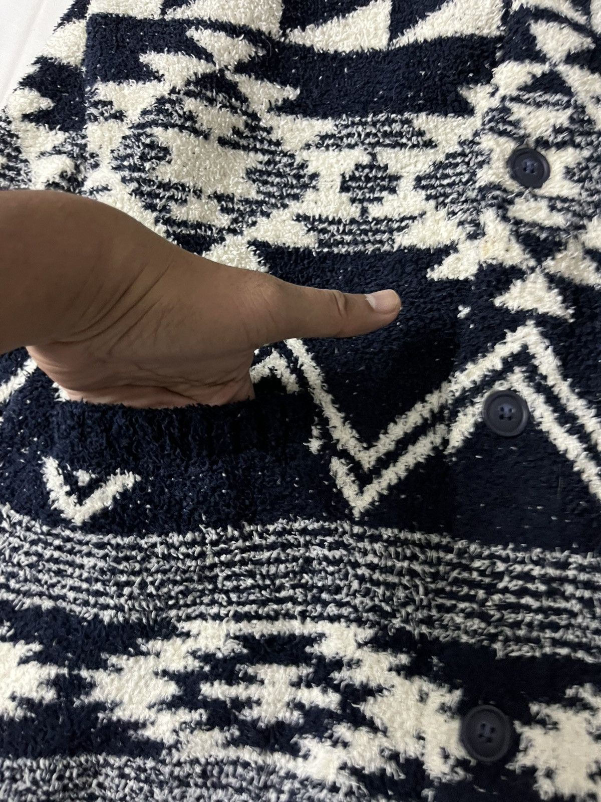 If Six Was Nine 💥Offer Me💥Neutral Infinity Navajo Chimaiyo Cotton Knitwear Size US M / EU 48-50 / 2 - 6 Thumbnail