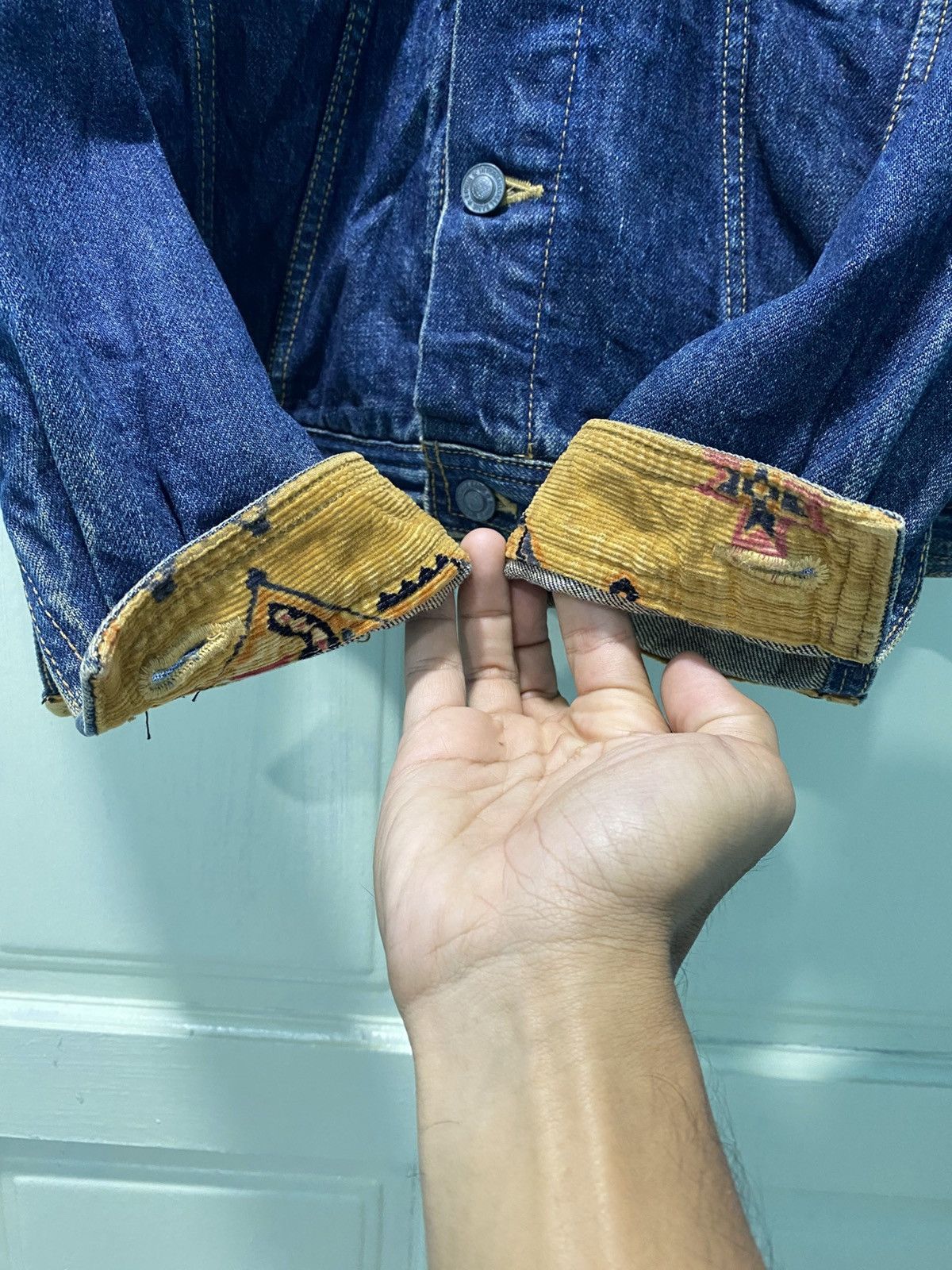 Edwin Vintage Edwin Native Trucker Denim Jacket Size US M / EU 48-50 / 2 - 10 Thumbnail