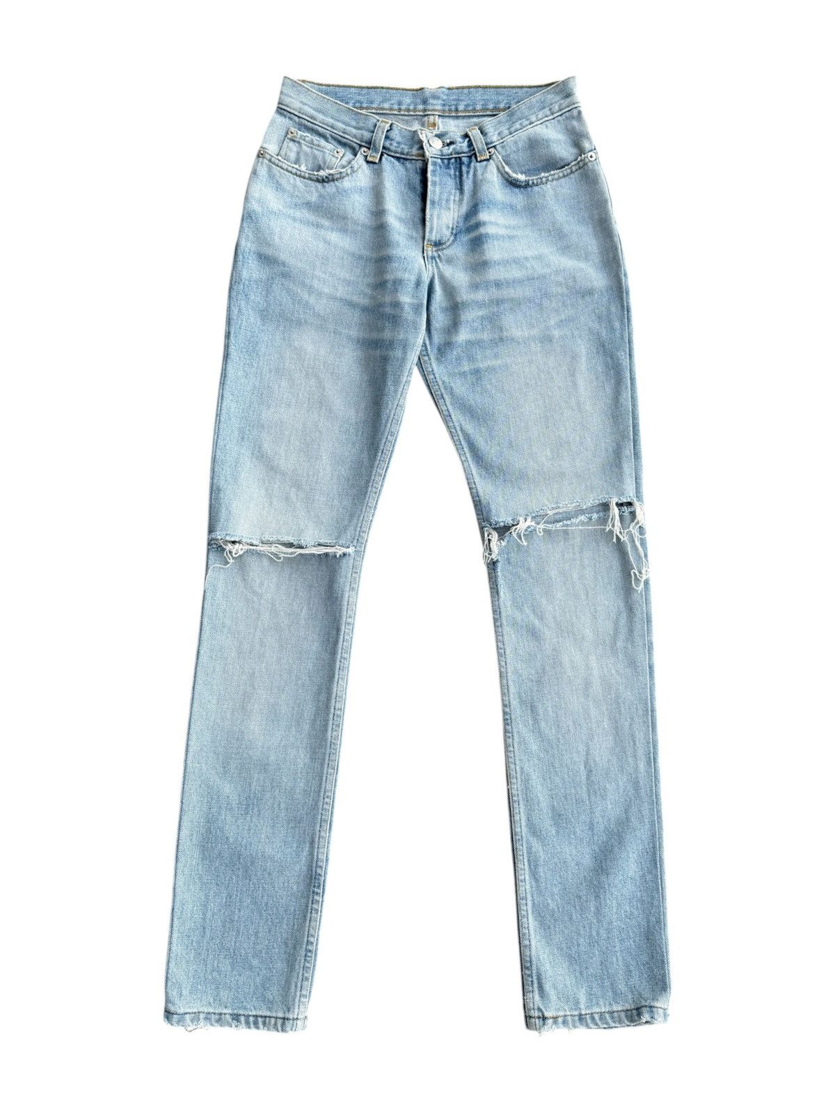 Helmut Lang OG vintage clean broken denim | Grailed