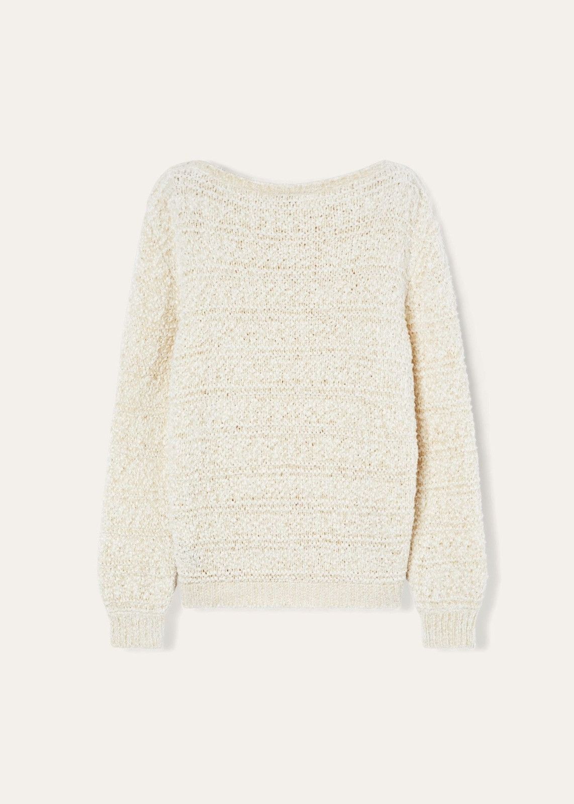 Loro Piana o1srvl11e0824 Arequipa Boatneck Sweater in Beige Size XS / US 0-2 / IT 36-38 - 2 Thumbnail