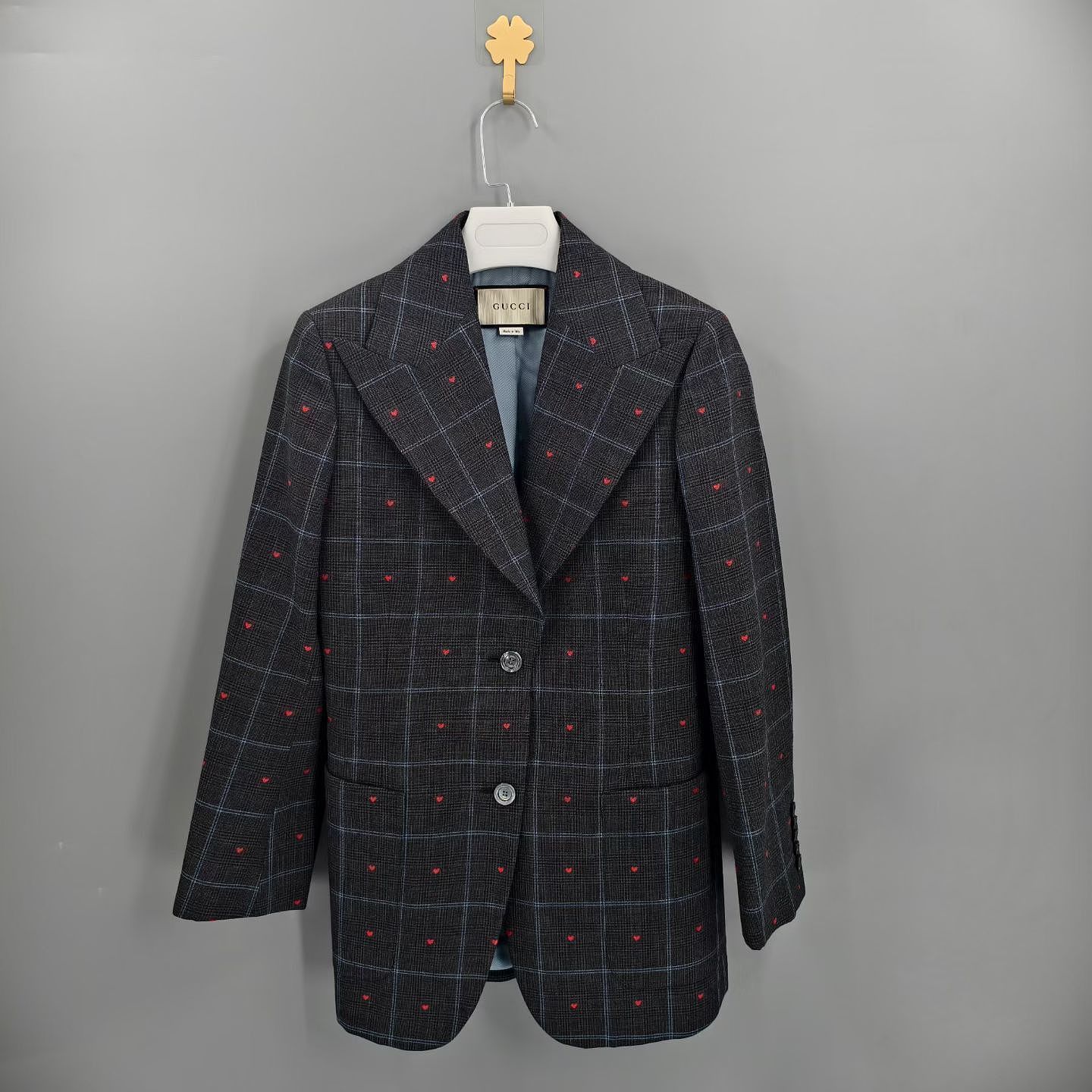Gucci Gucci Heart Check Blazer Size 38 Size XS / US 0-2 / IT 36-38 - 1 Thumbnail