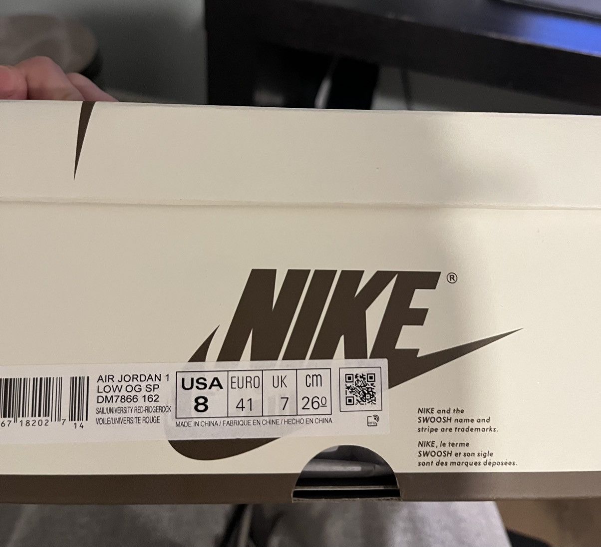 Jordan Brand × Nike × Travis Scott Air Jordan 1 Low OG SP Reverse Mocha Size US 8 / EU 41 - 20 Thumbnail
