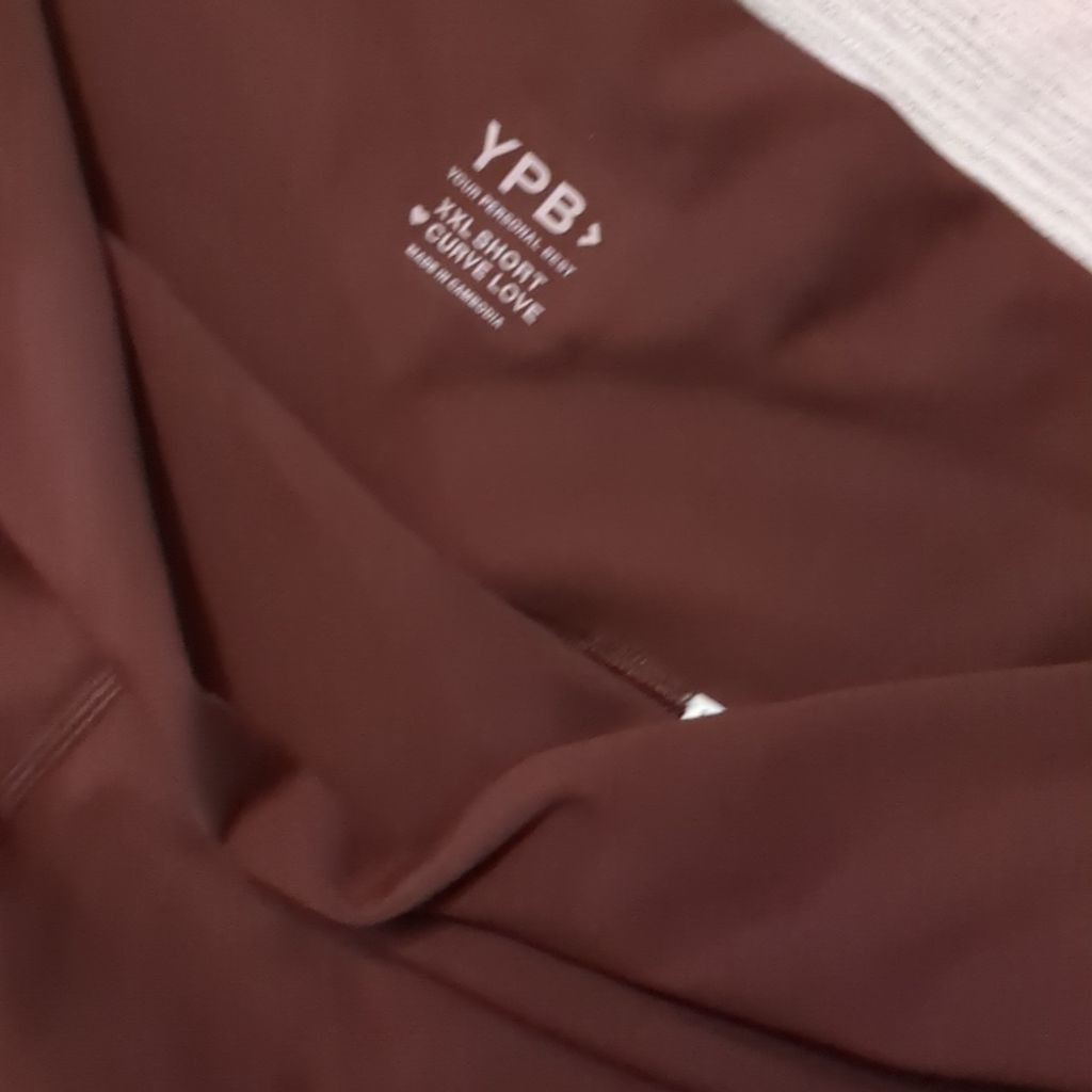 Abercrombie & Fitch YPB x Abercrombie burgundy 7/8 leggings size XXL short Size 32" / US 10 / IT 46 - 4 Thumbnail